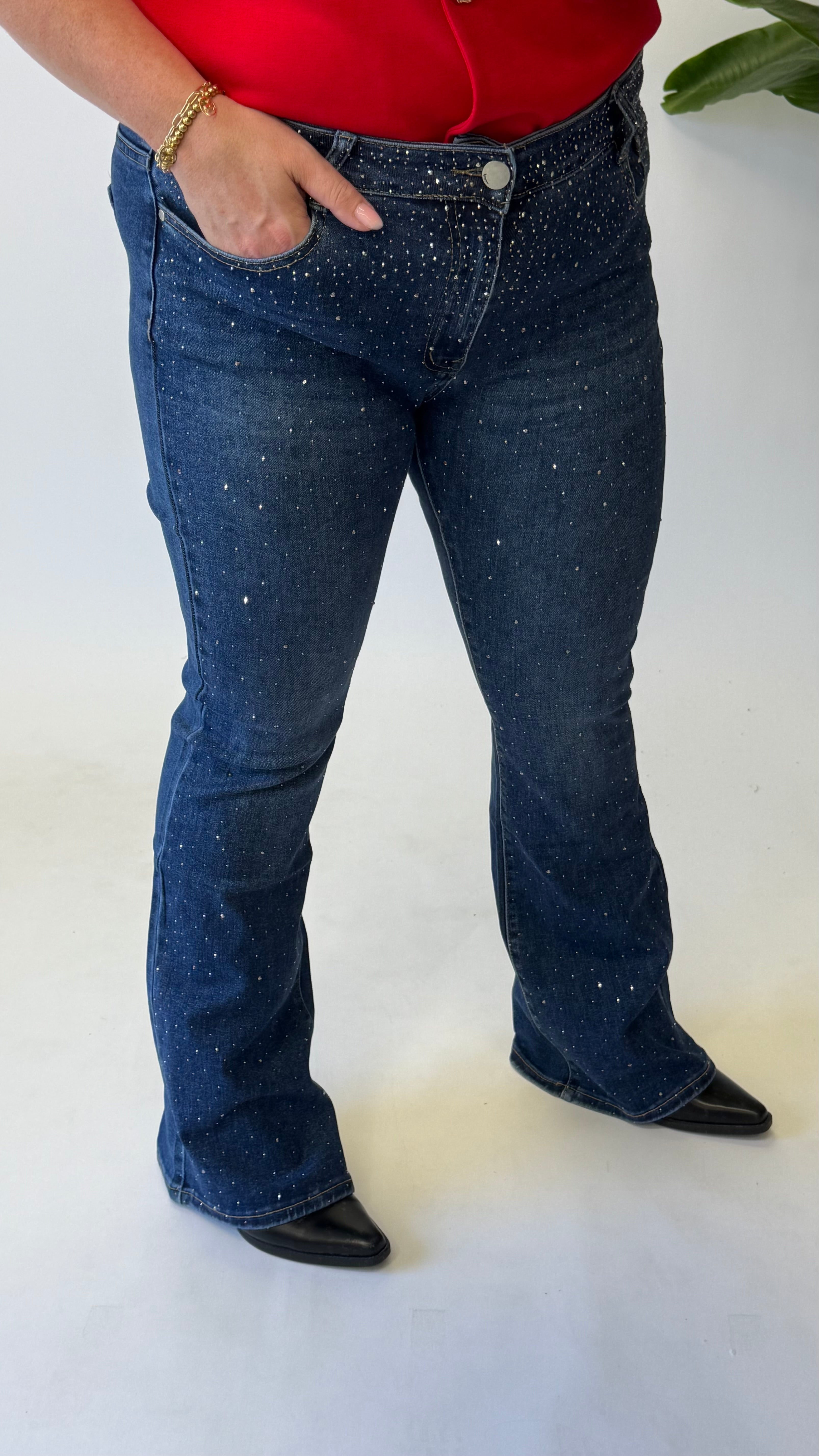 MOM WIDE LEG JEANS MERK GOODIES DJ2456 (40 bis 48) - GRAU