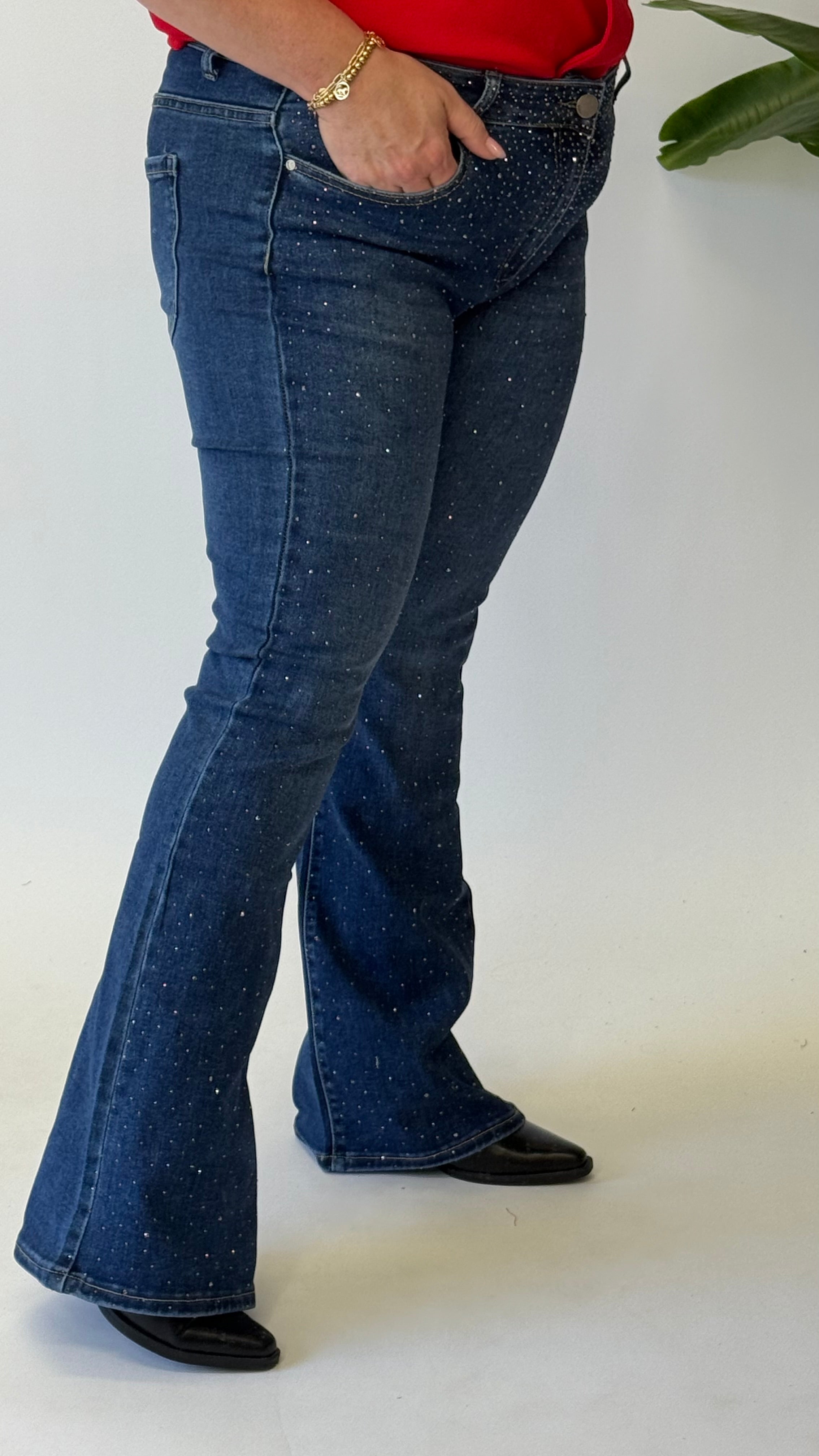 MOM WIDE LEG JEANS MERK GOODIES DJ2456 (40 bis 48) - GRAU