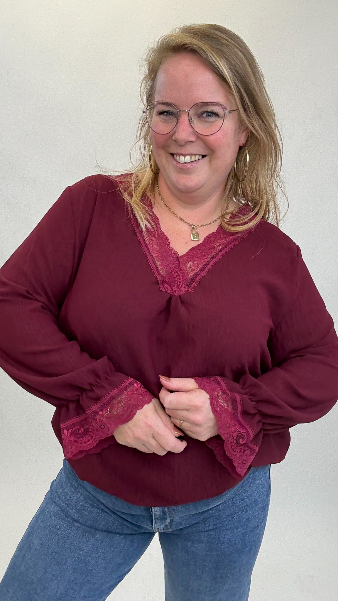 BASIC MILA TOP LANGE MOUW