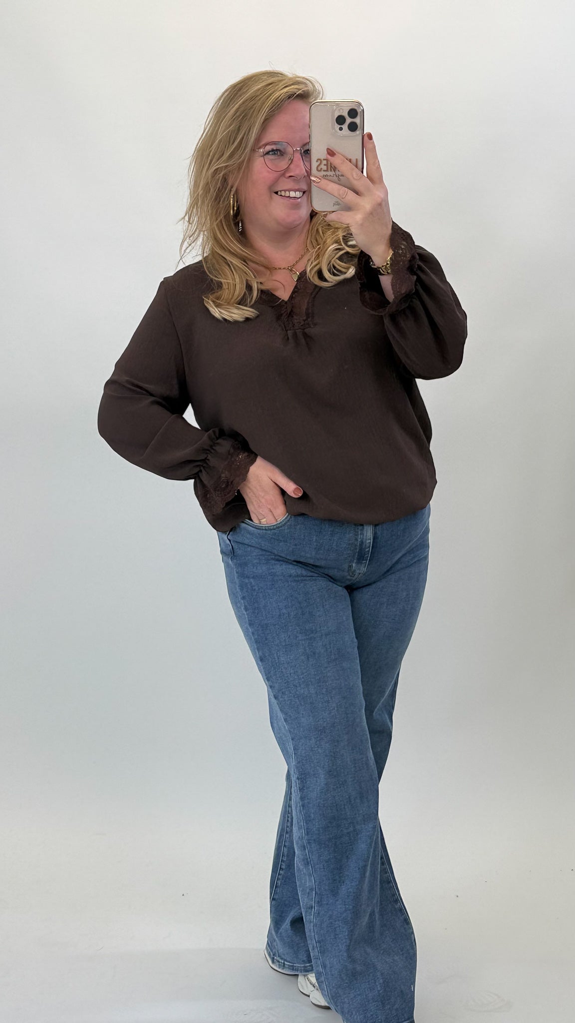 BASIC MILA TOP LANGE MOUW