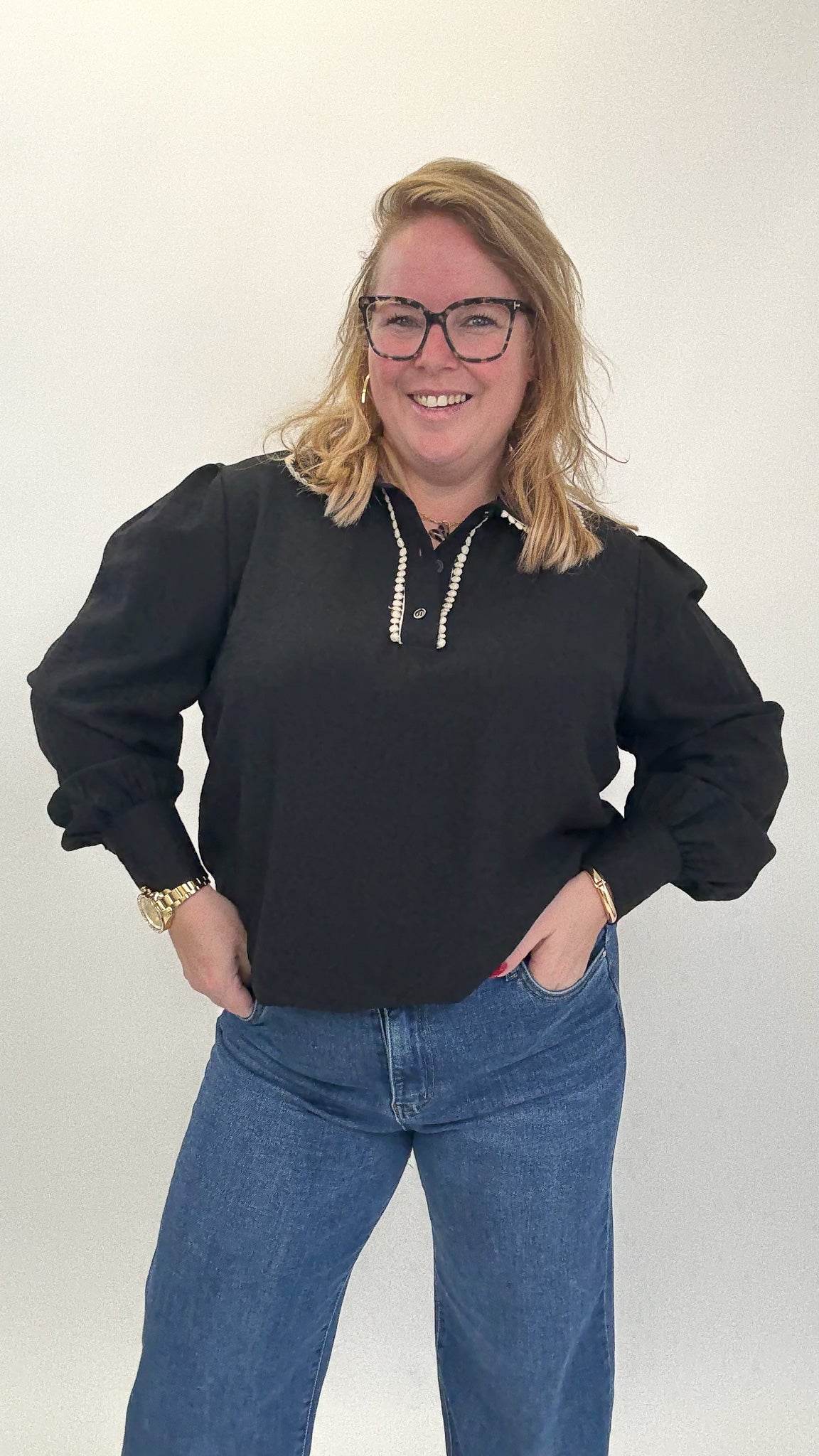 BOHO VISCOSE BLOUSE - 1814