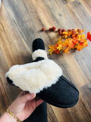 PANTOFFEL ARIA - ZWART