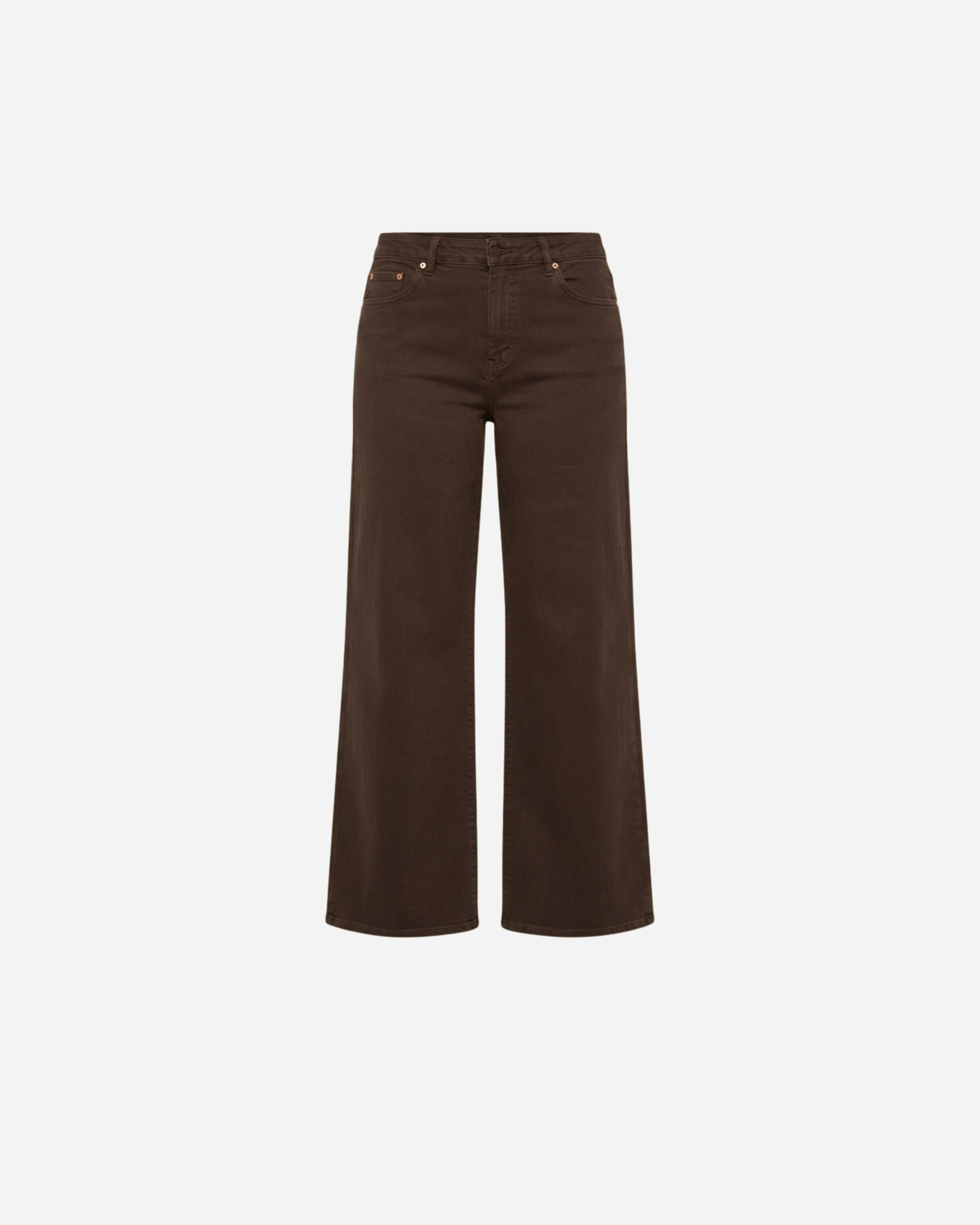 GOODIES WIDE LEG KOFFIEBRUIN - DJ2498-16