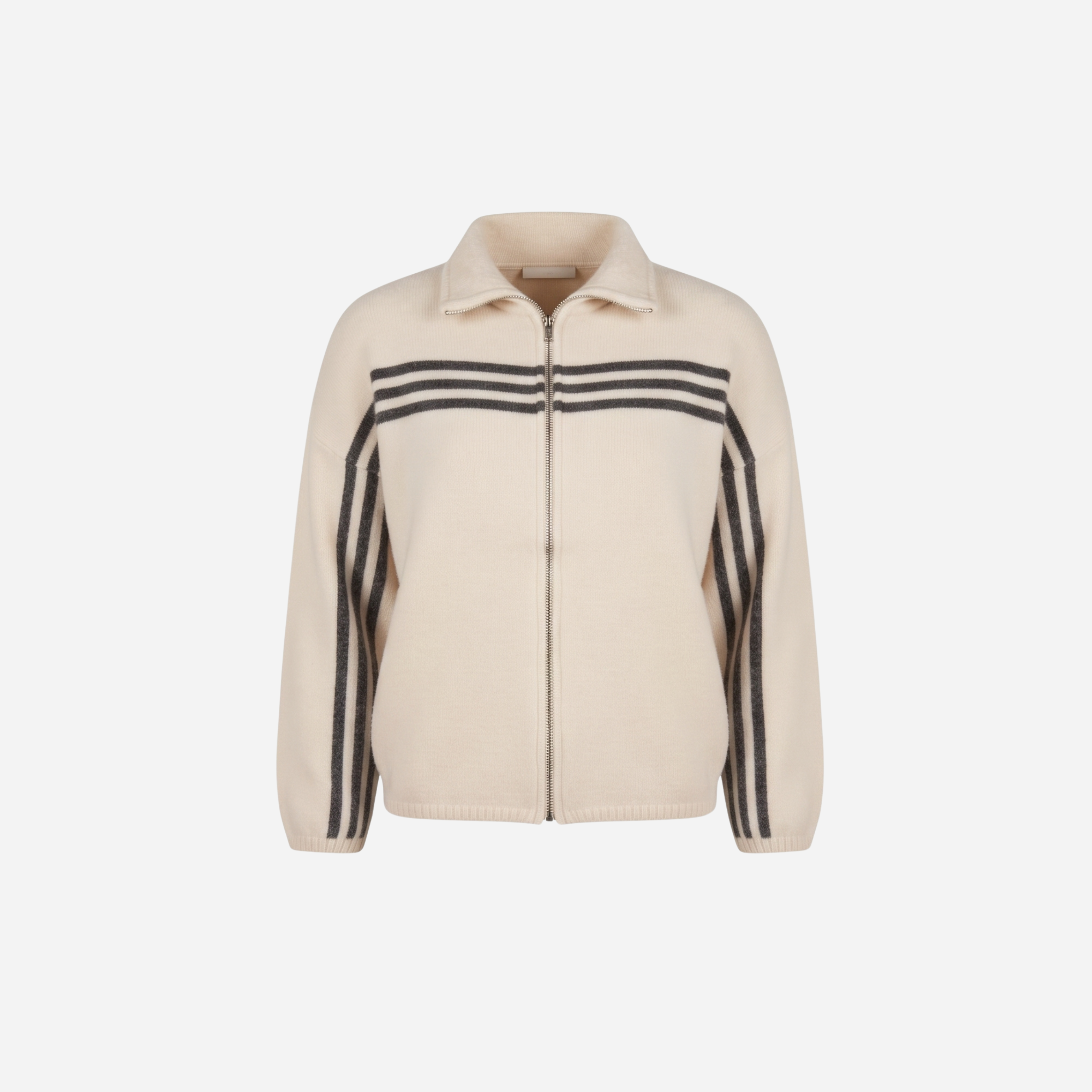 FLUFFY SPORT STREEP VEST OFF WHITE