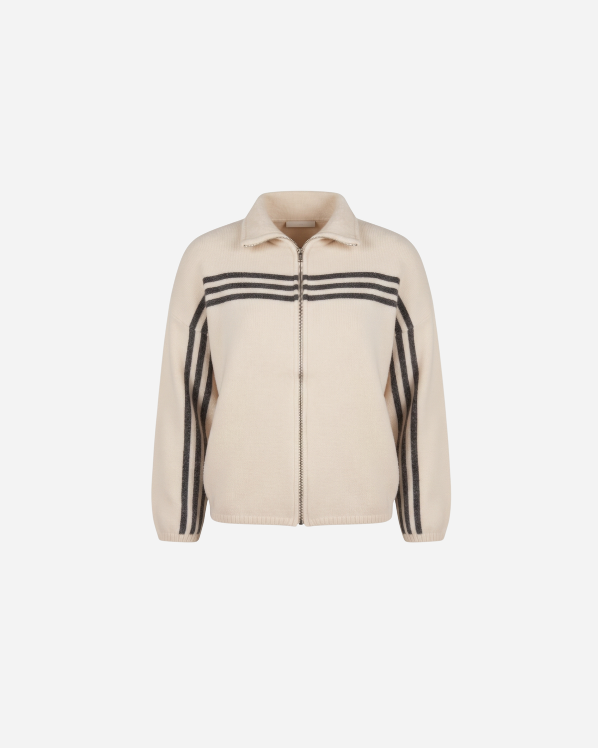 FLUFFY SPORT STREEP VEST OFF WHITE