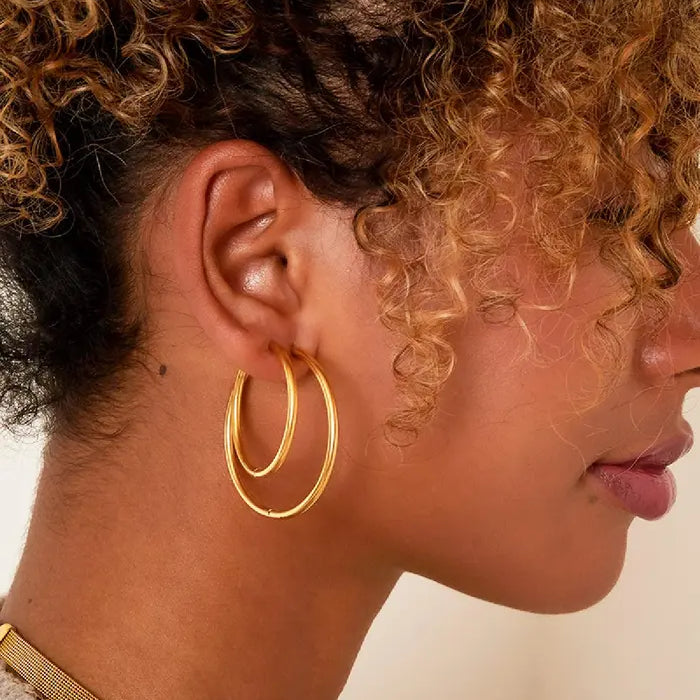 BASIC CIRCLE OORBELLEN MAAT S/M/L- 2 KLEUREN