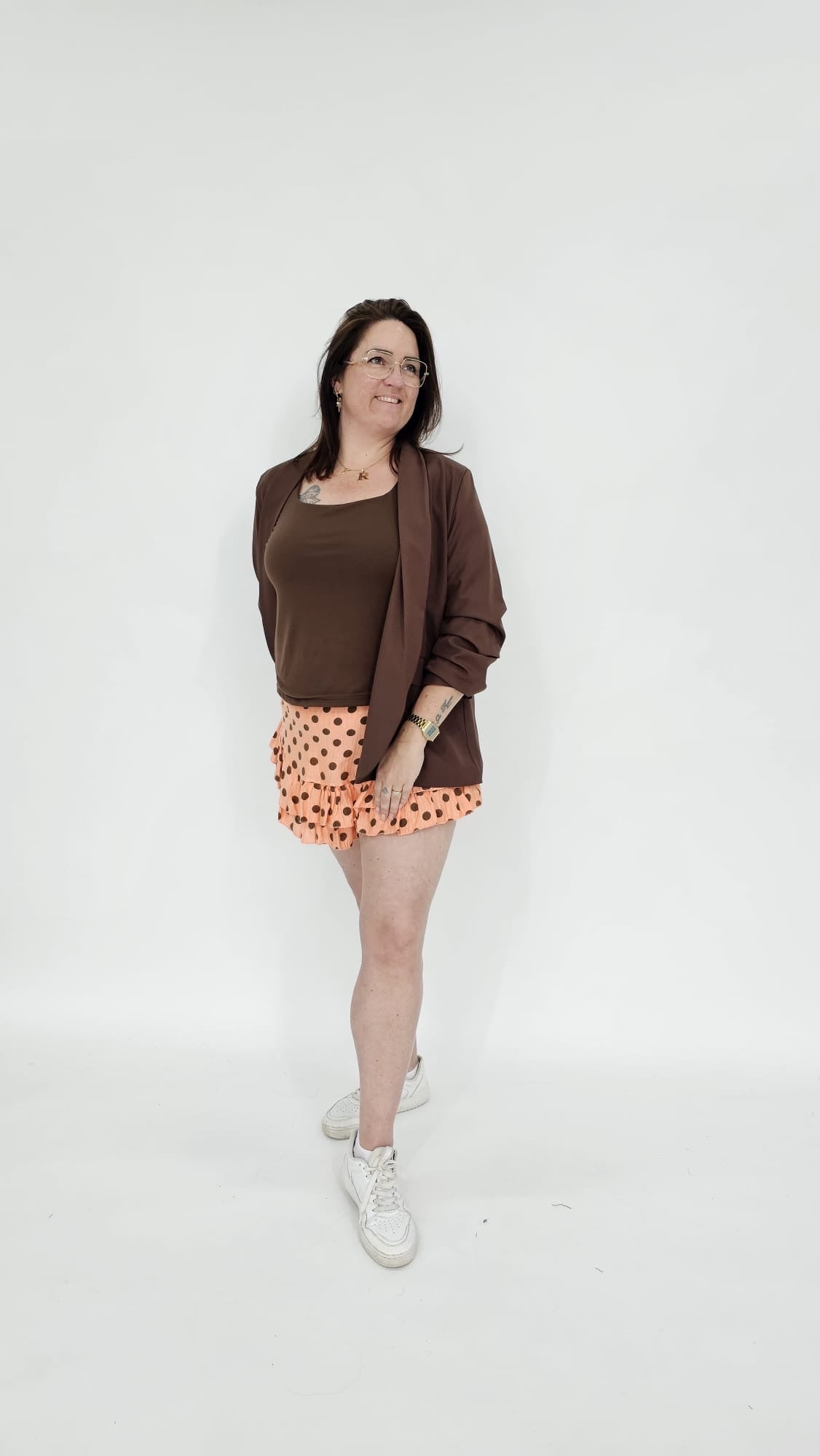 KATOENEN DOTS SKORT - 2067