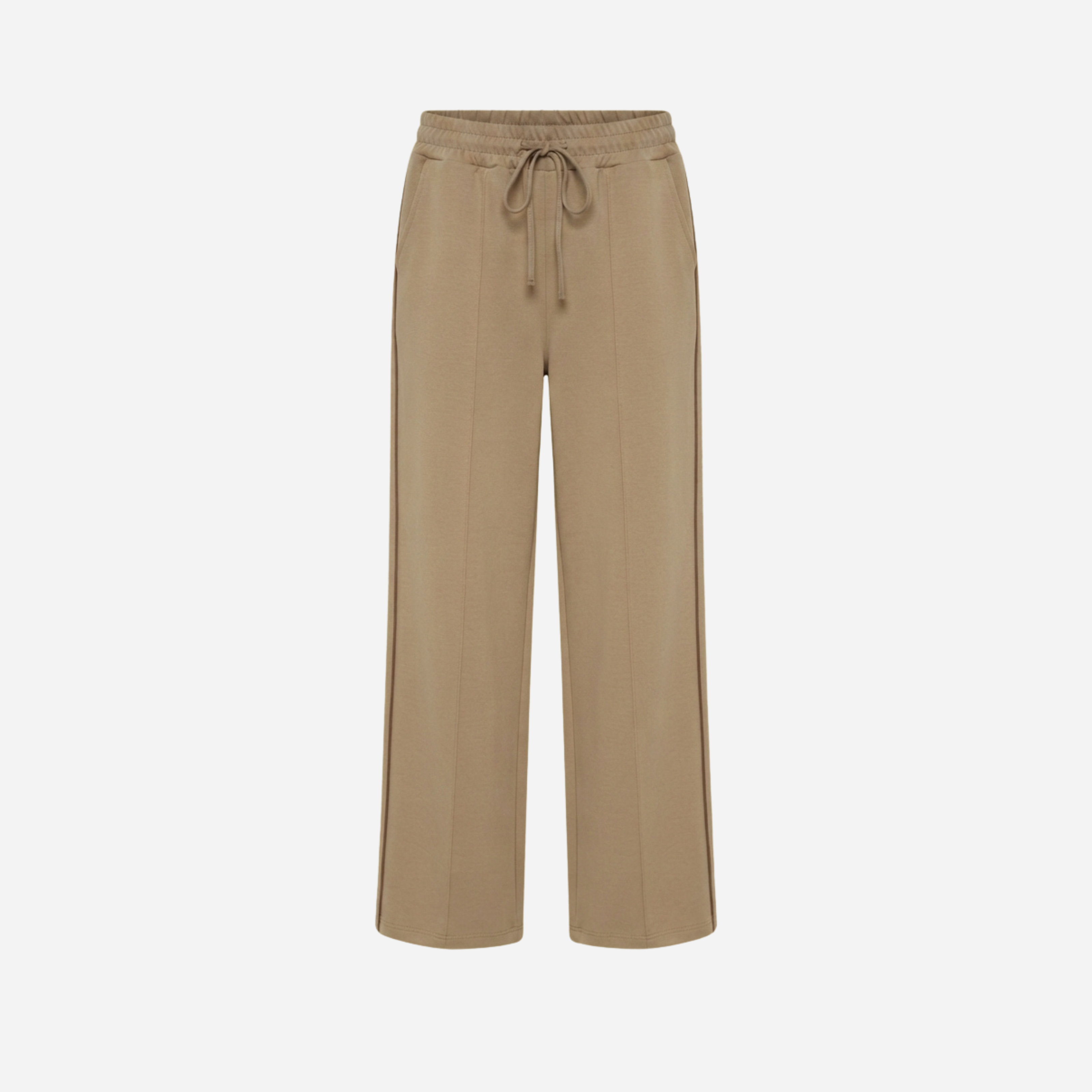 JOGGER PANTALON MET BIES TAUPE