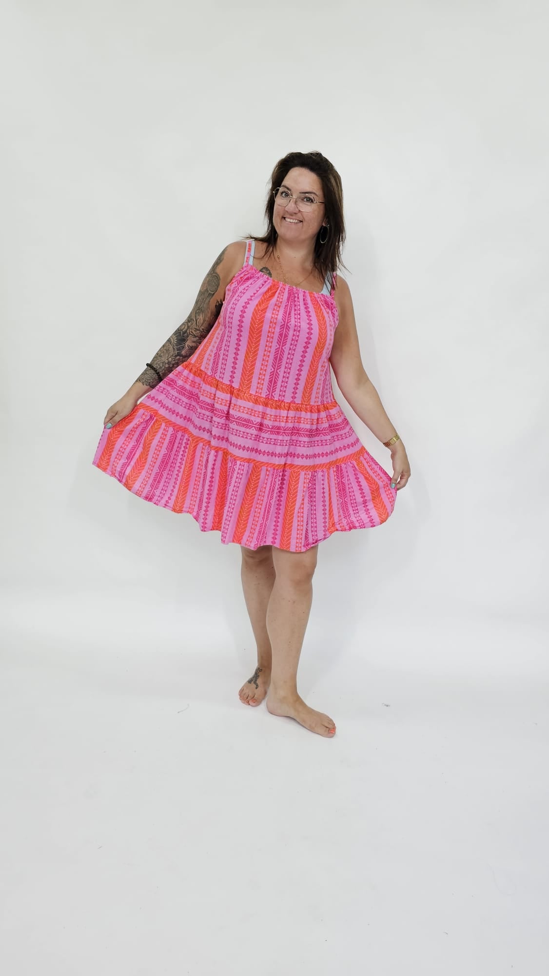 COLORFULL SUMMER DRESS - 2152