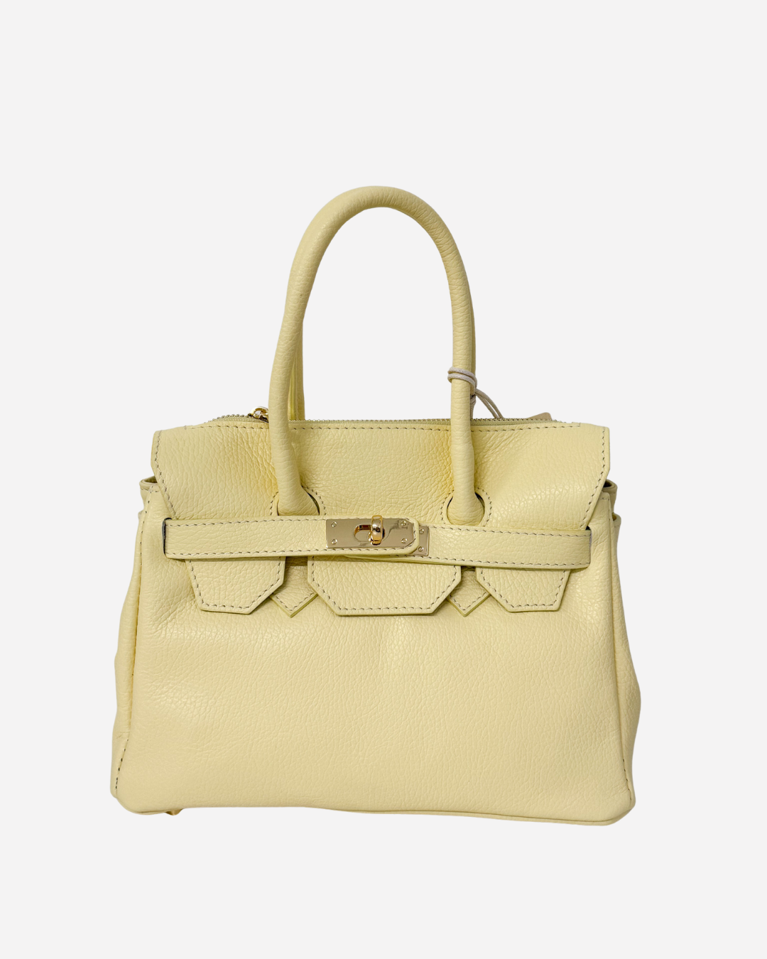 JUNE LEATHER BAG GEEL