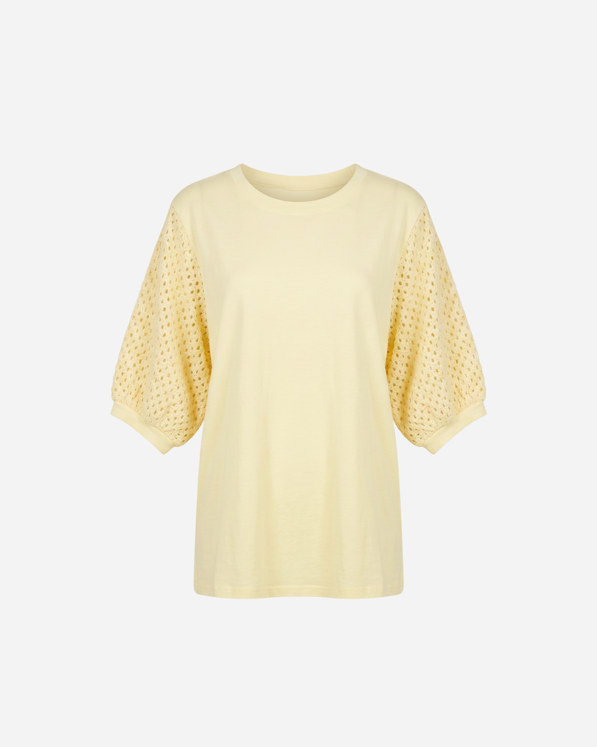 GEHAAKTE BALLON MOUW SHIRT - 2062