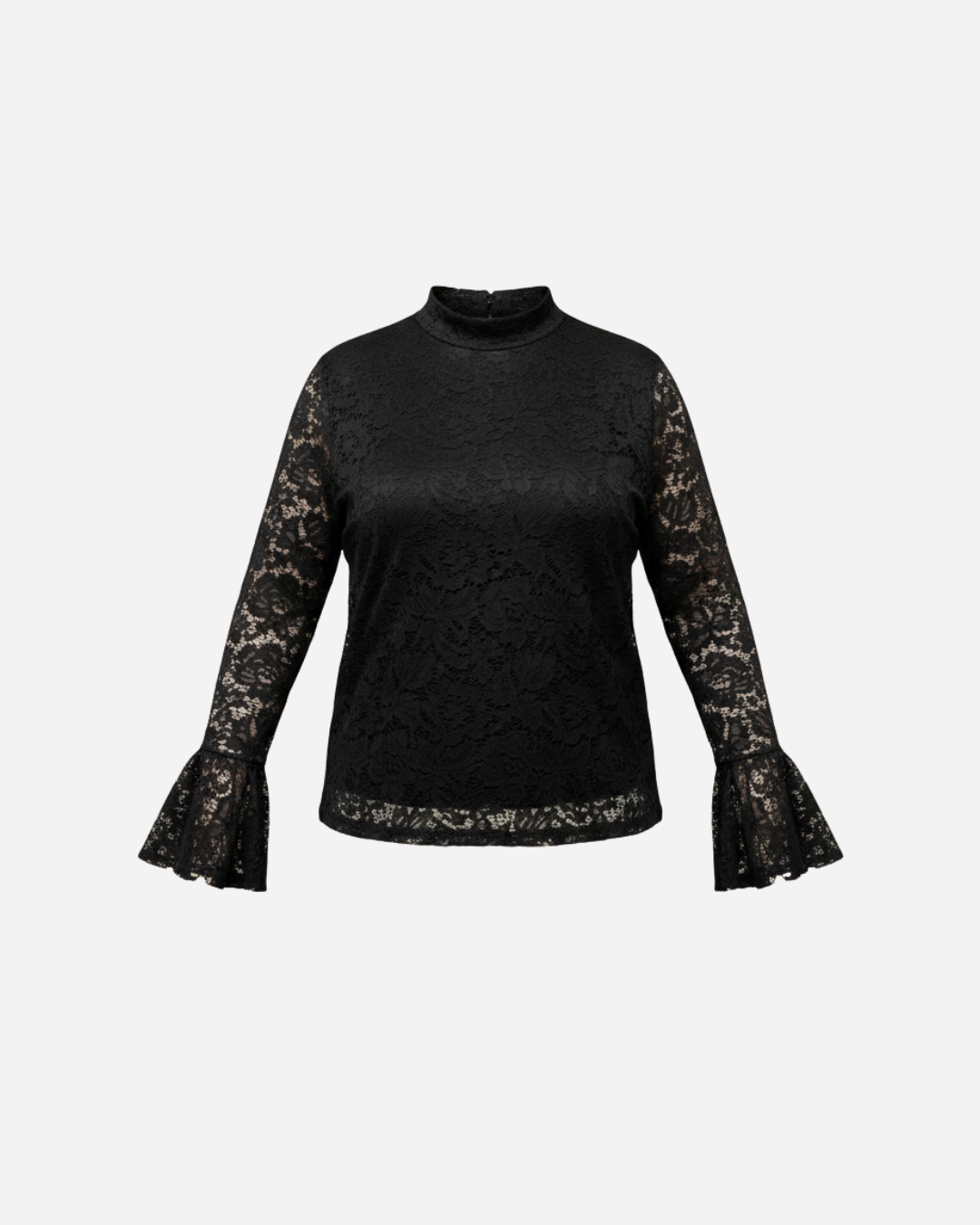 LACE TOP MET FLARED MOUW - 1943