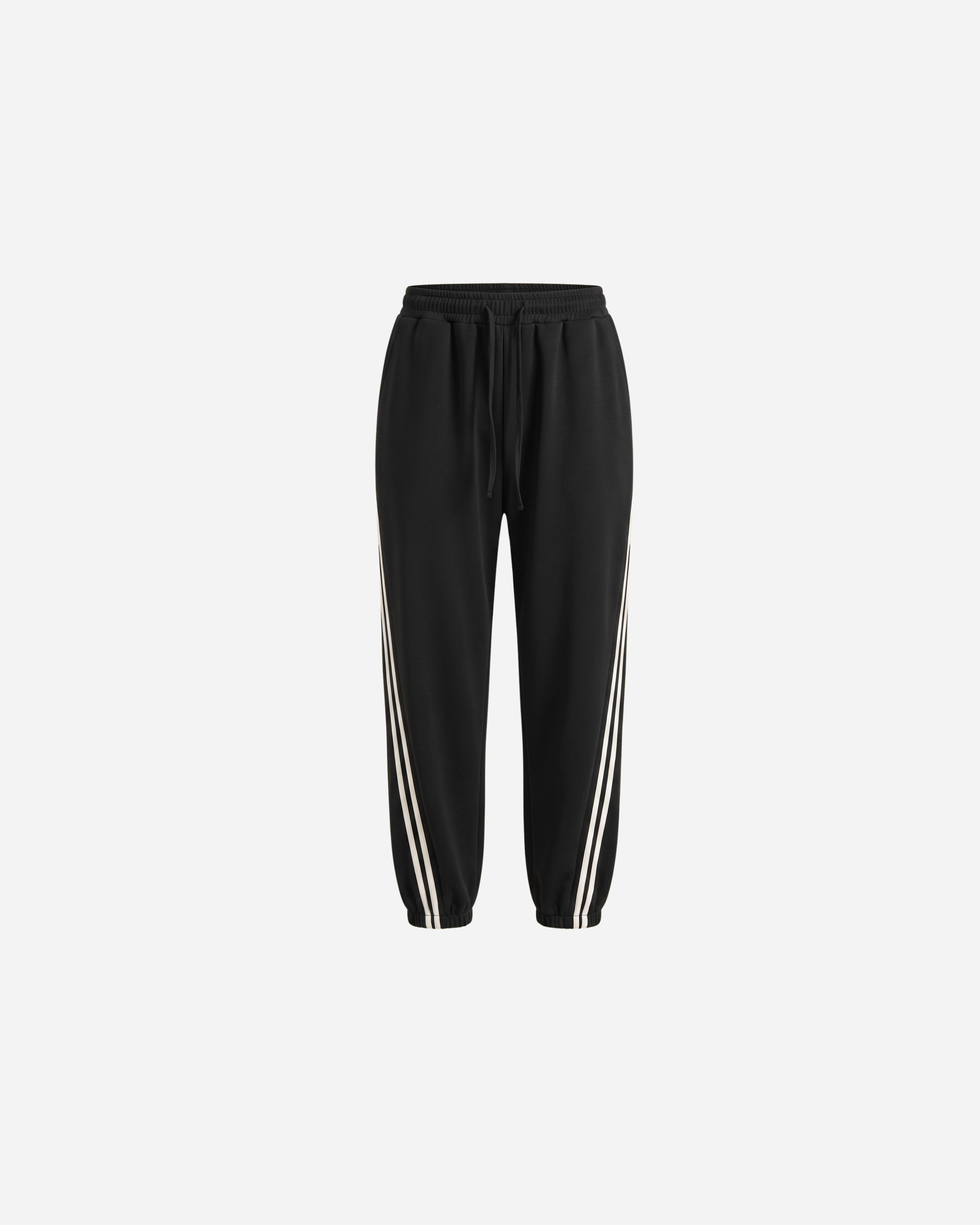 SPORTI JOGGER MET DUBBELE STREEP ZWART