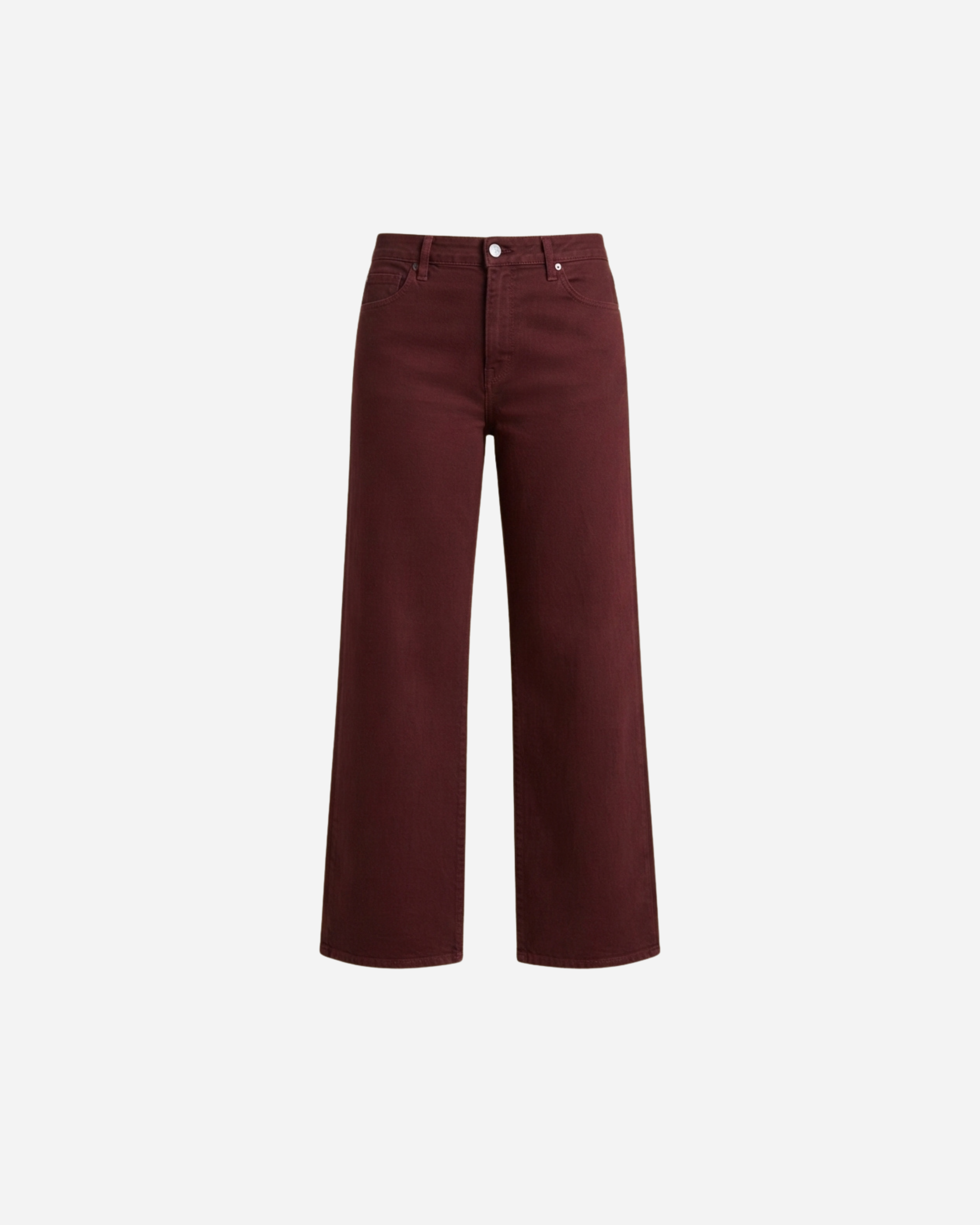 GOODIES JEANS WIDE LEG BURGUNDY  - DJ2498-15