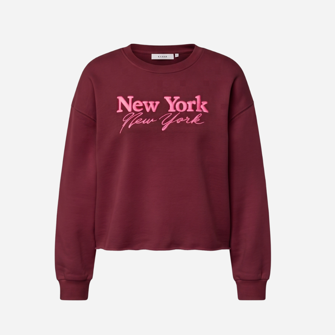 NEW YORK SWEATER MOOIJ BURGUNDY