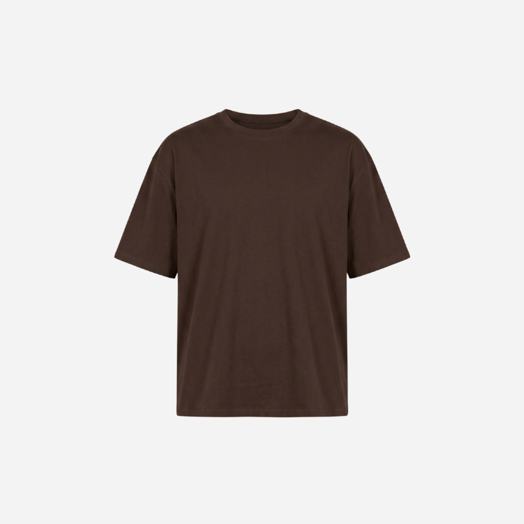 BASIC T-SHIRT LINNIES THE LABEL ESPRESSO