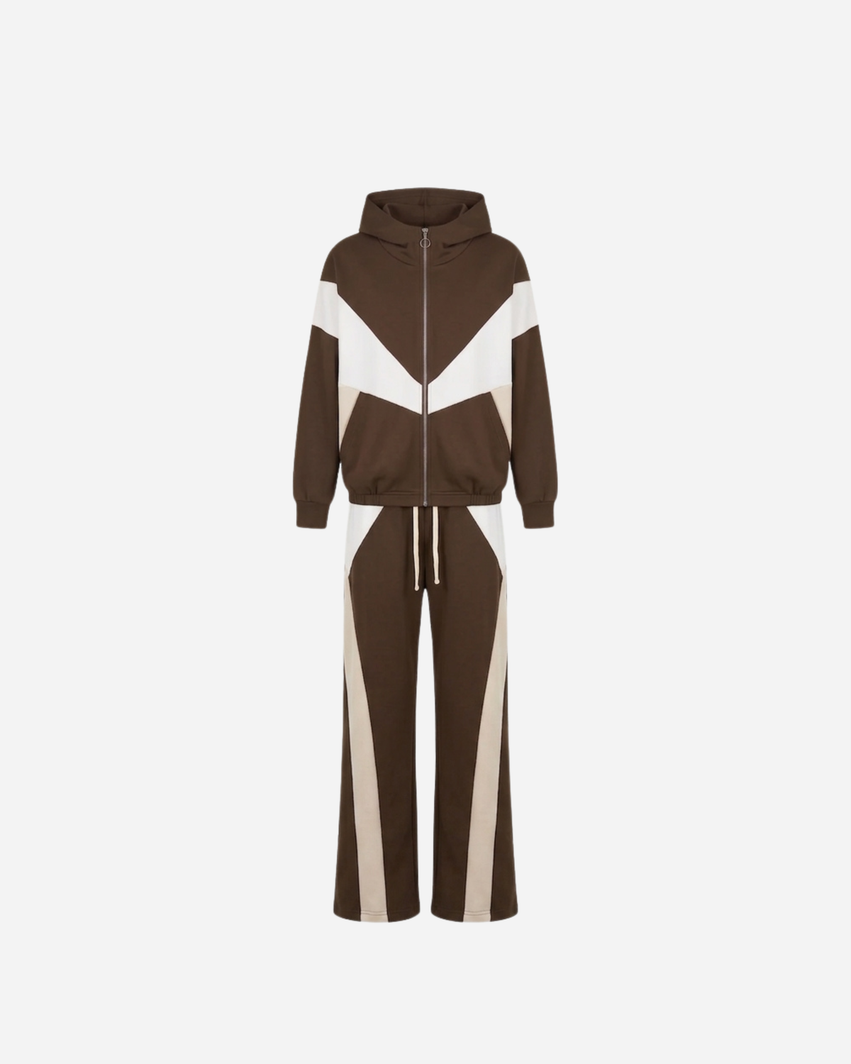STREEP SET MET BARREL BROEK ESPRESSO