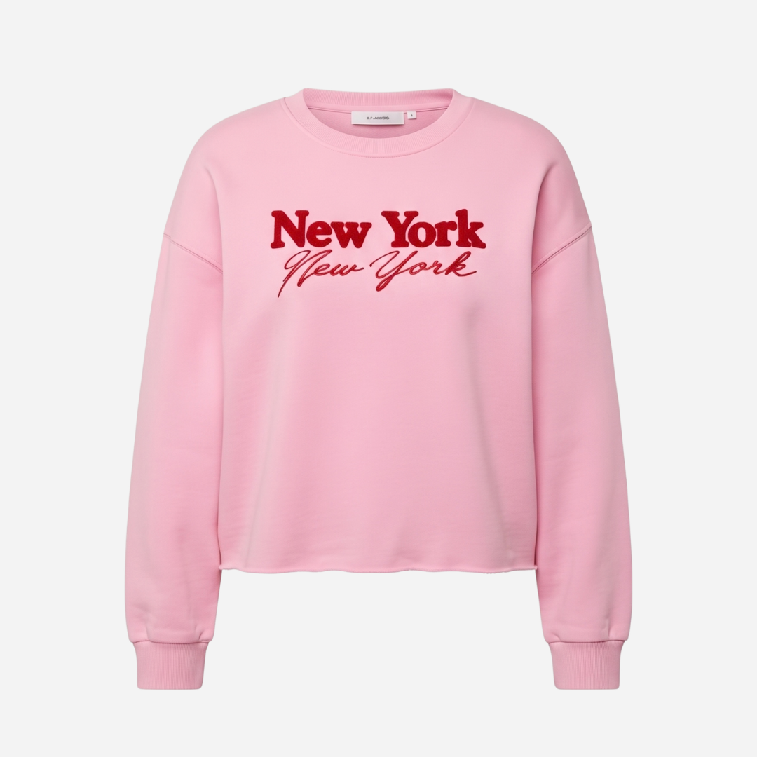 NEW YORK SWEATER MOOIJ ROZE