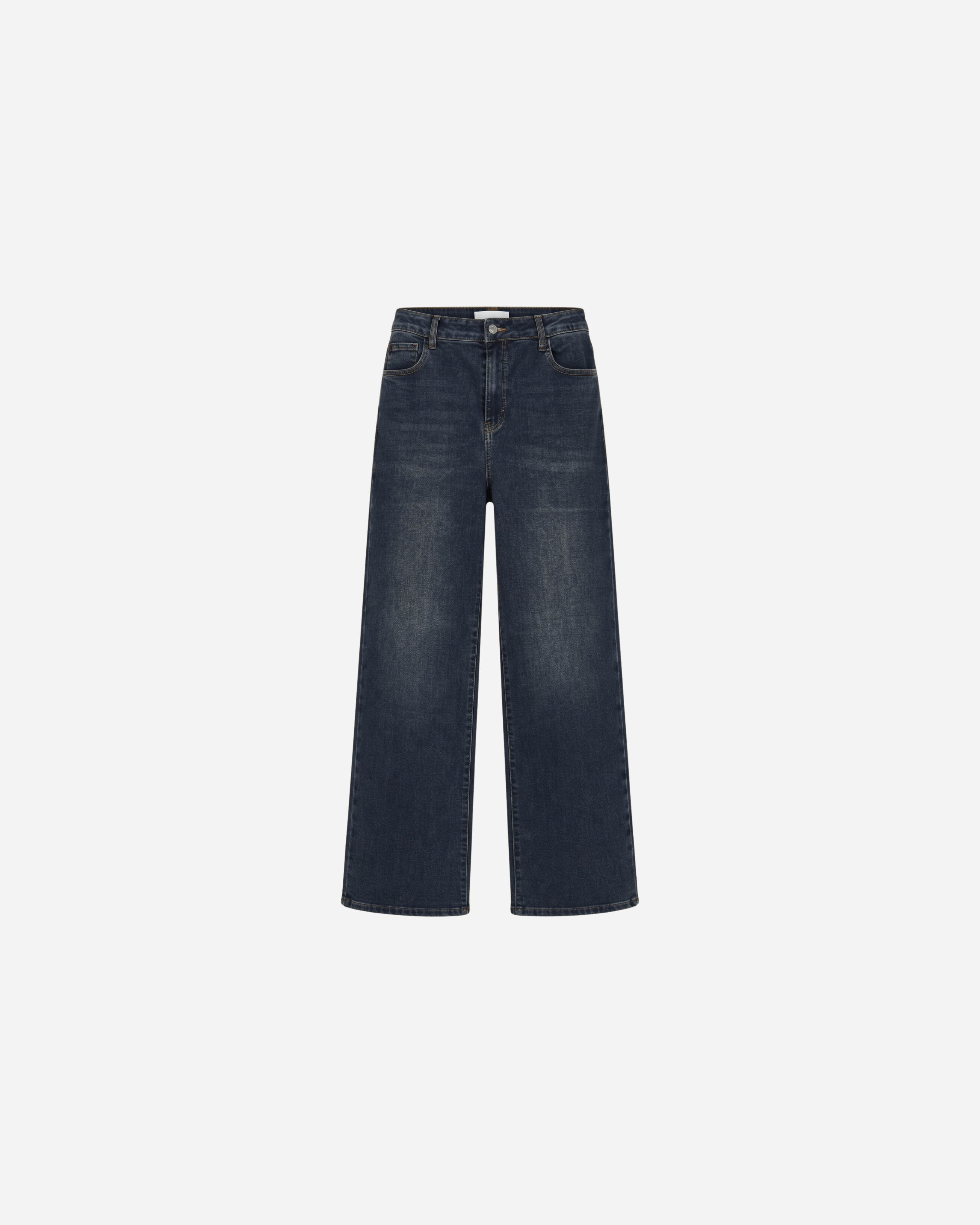 REDBERRY JEANS MET DONKERBRUINE WASSING WIDE LEGG