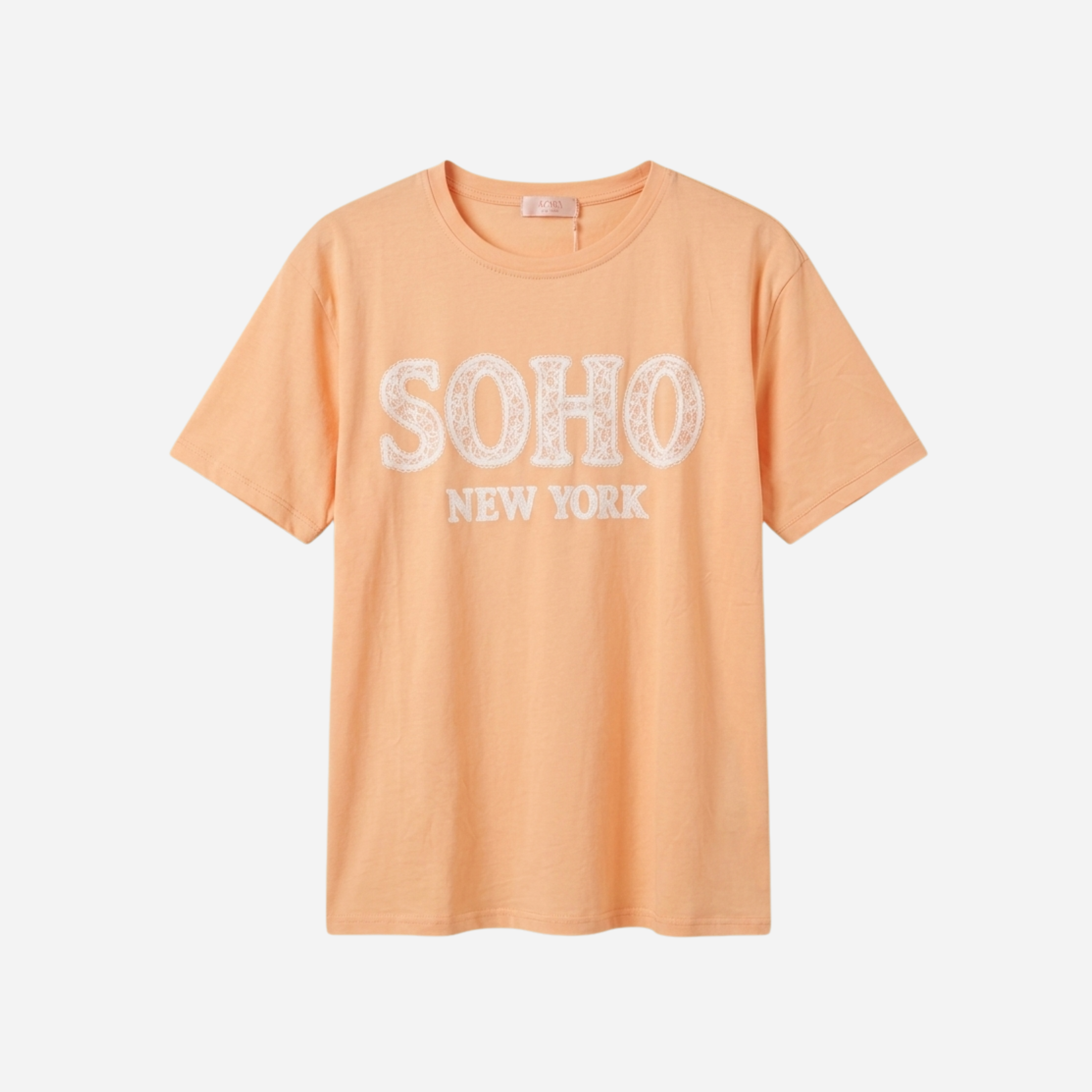 SOHO T-SHIRT PERZIK