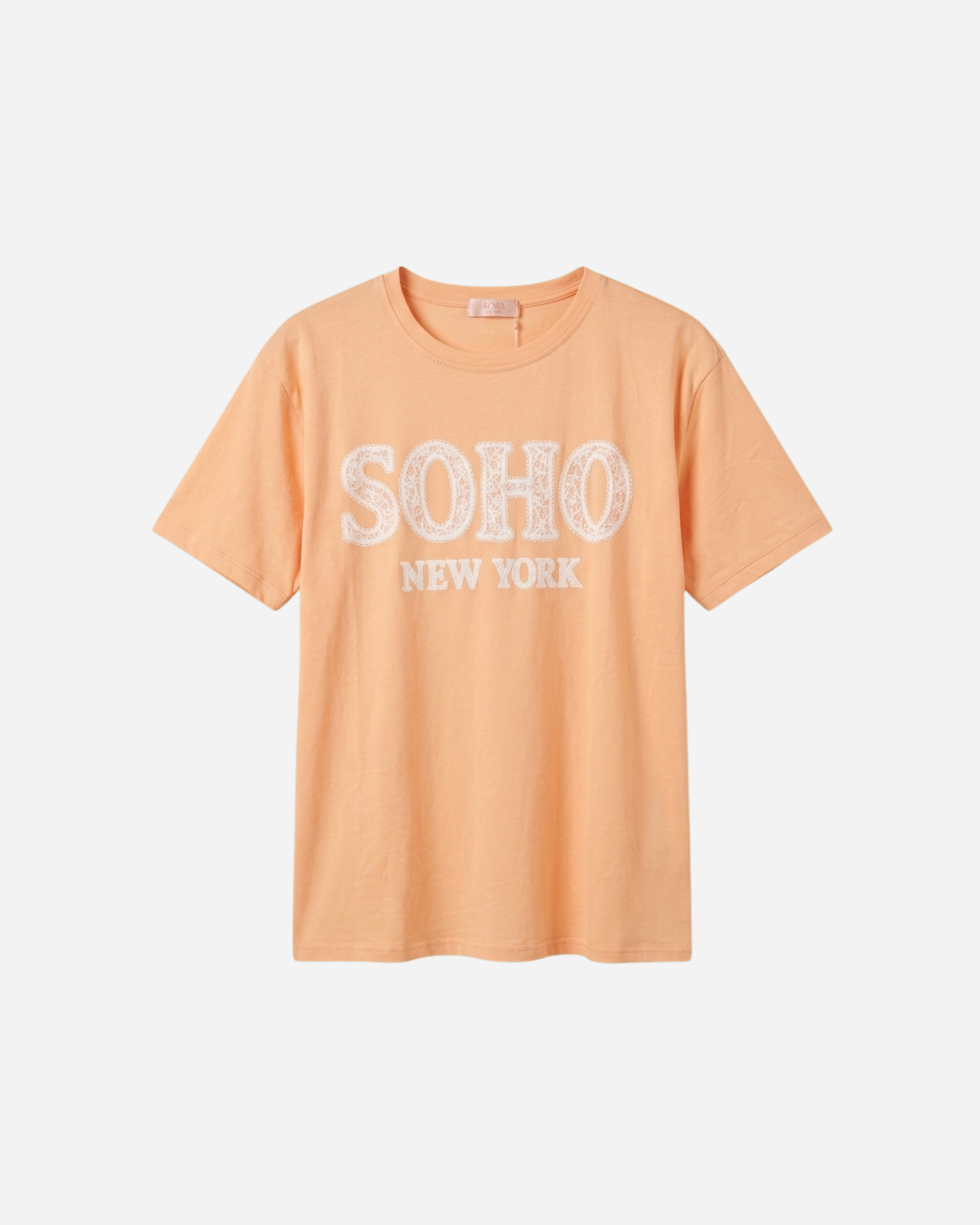 SOHO T-SHIRT PERZIK