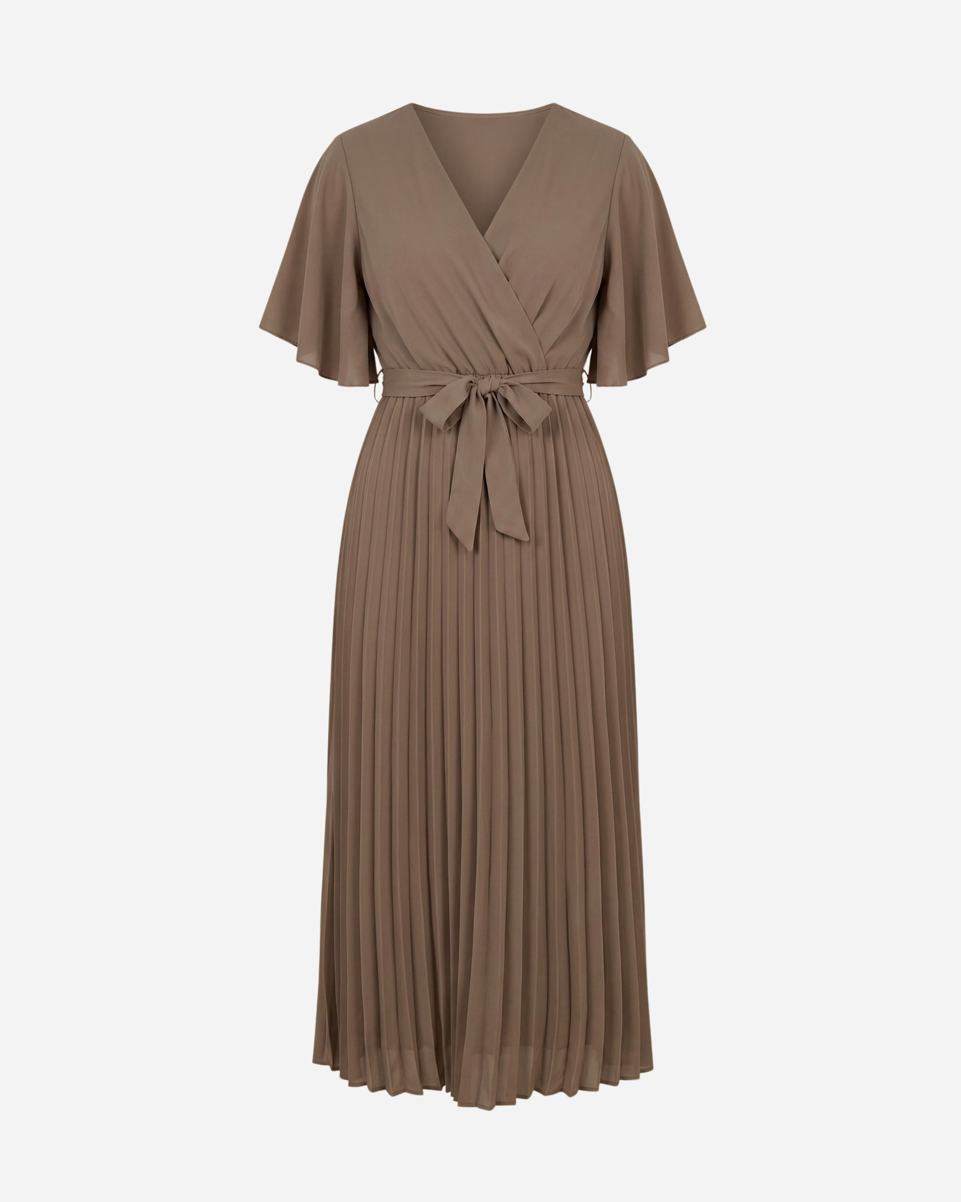 PLISSE RUFFEL JURK - 2042