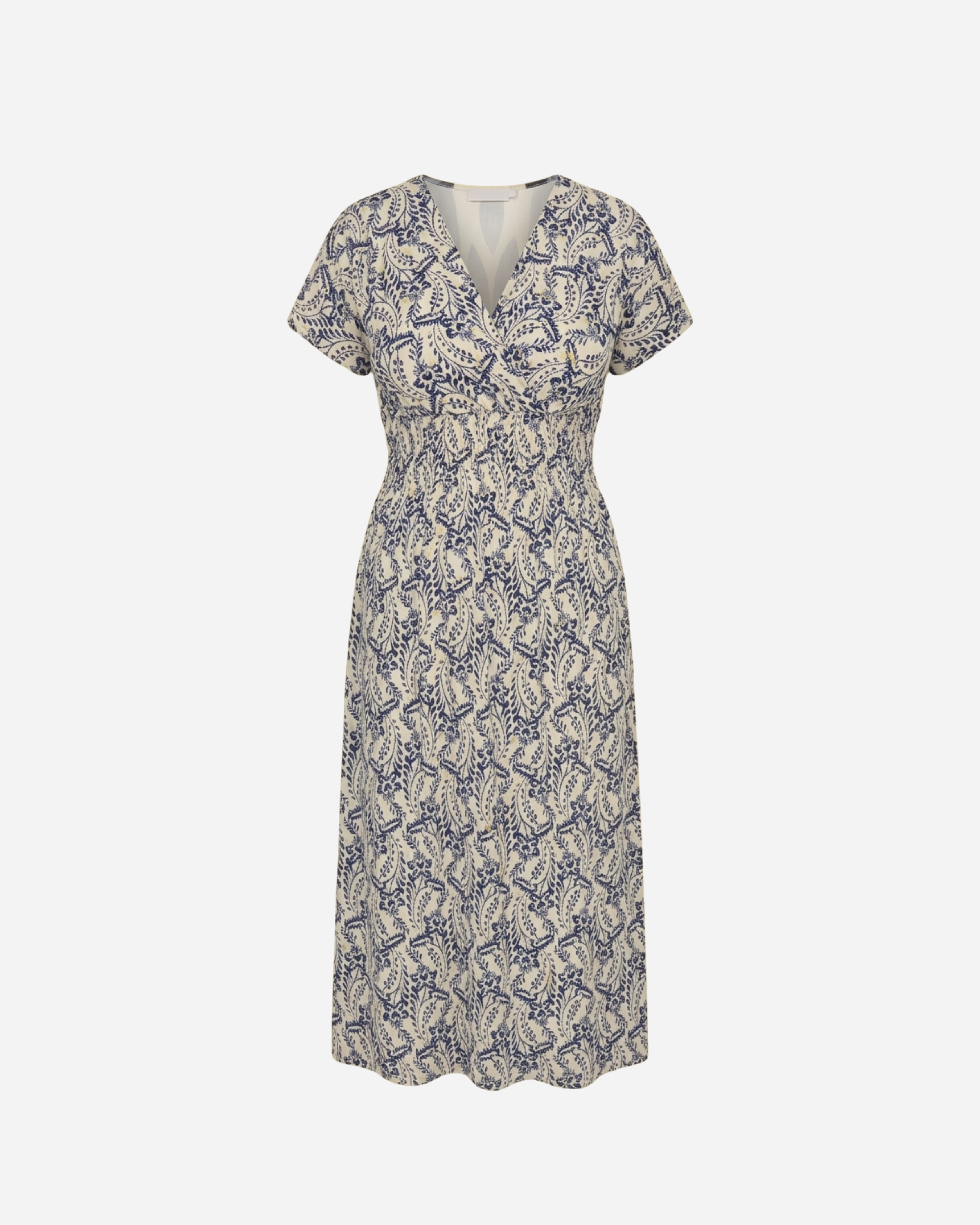 BLUE AND GOLD JURK - 1990