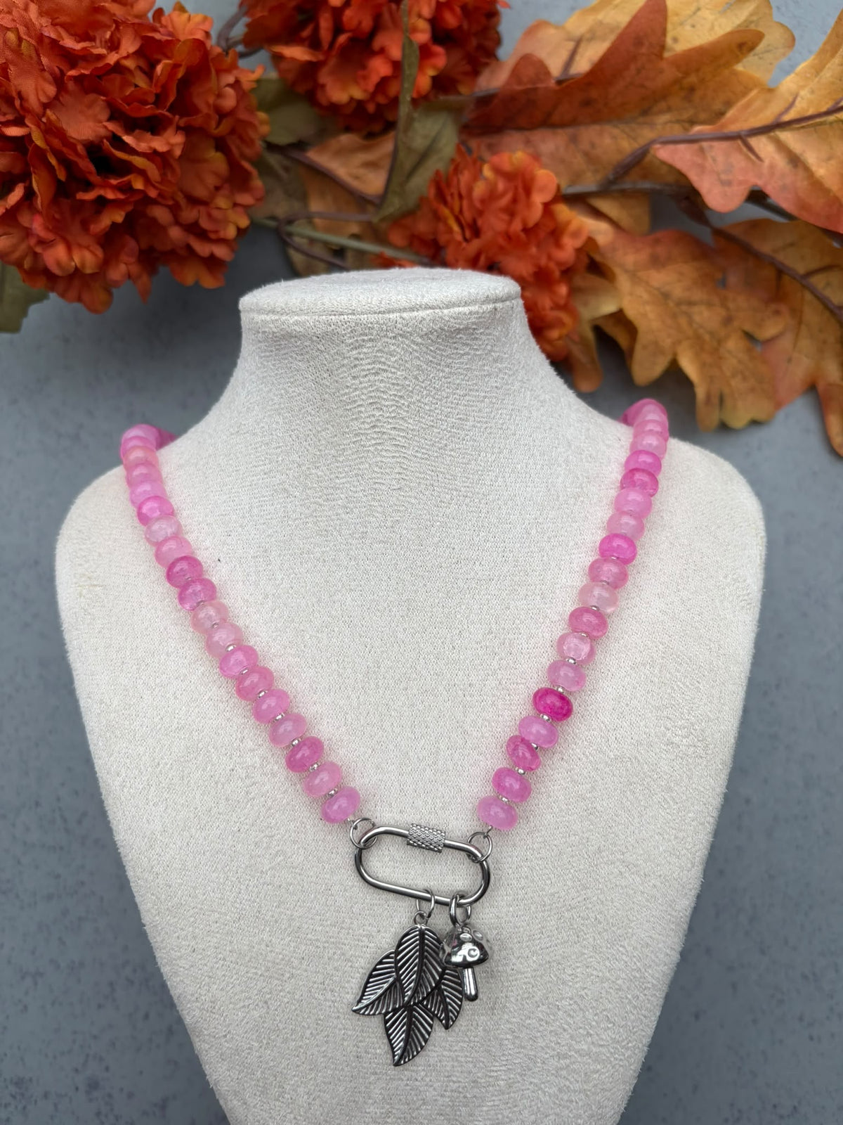 COZY KETTING LICHT ROZE ZILVER