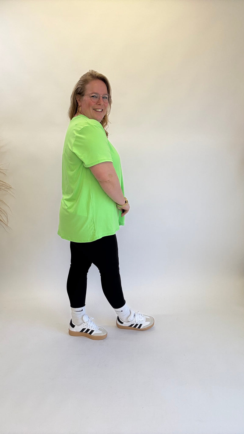BASIC T-SHIRT V HALS - 1366