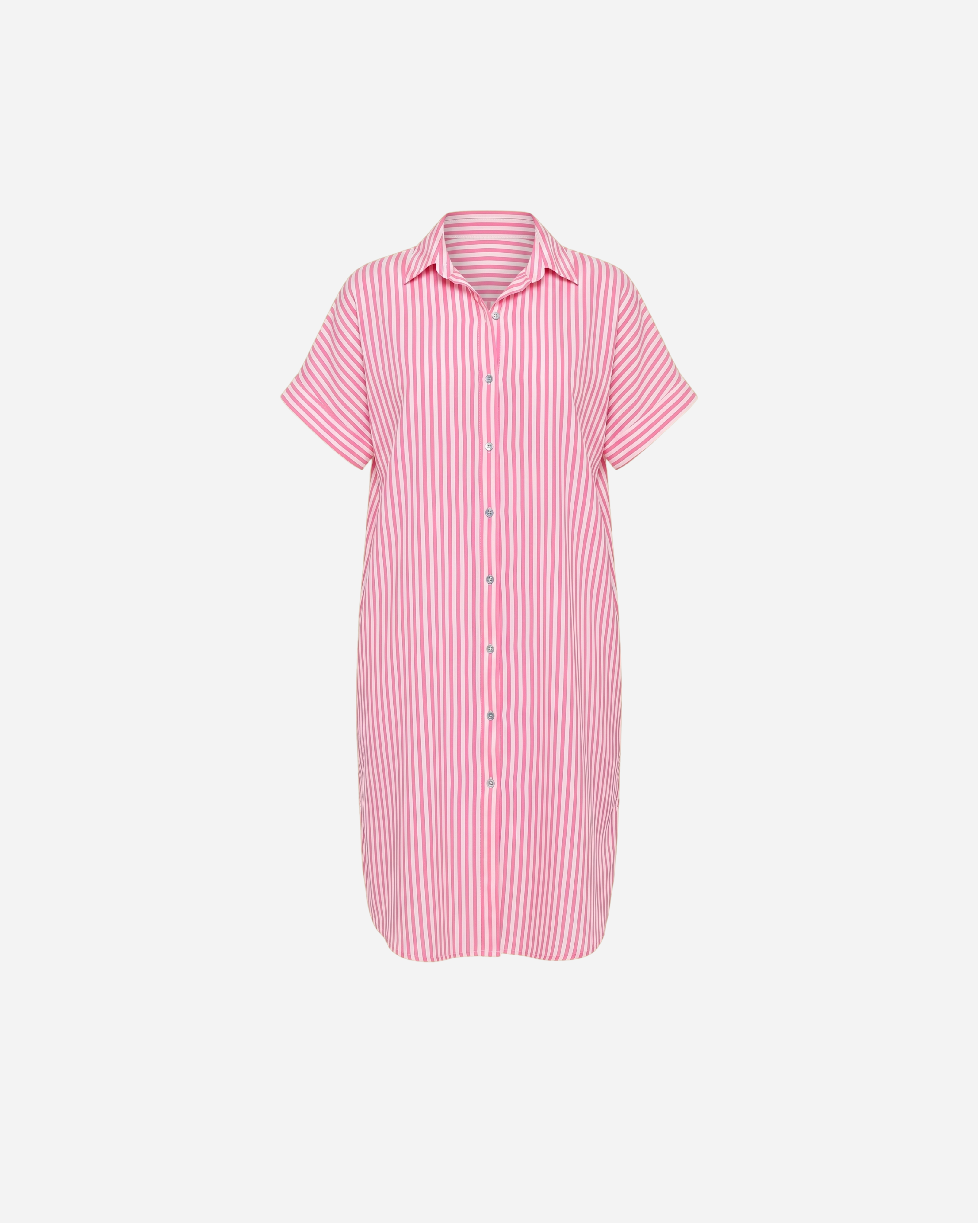 MOUSSELINE STREEP BLOUSE JURK - 2101