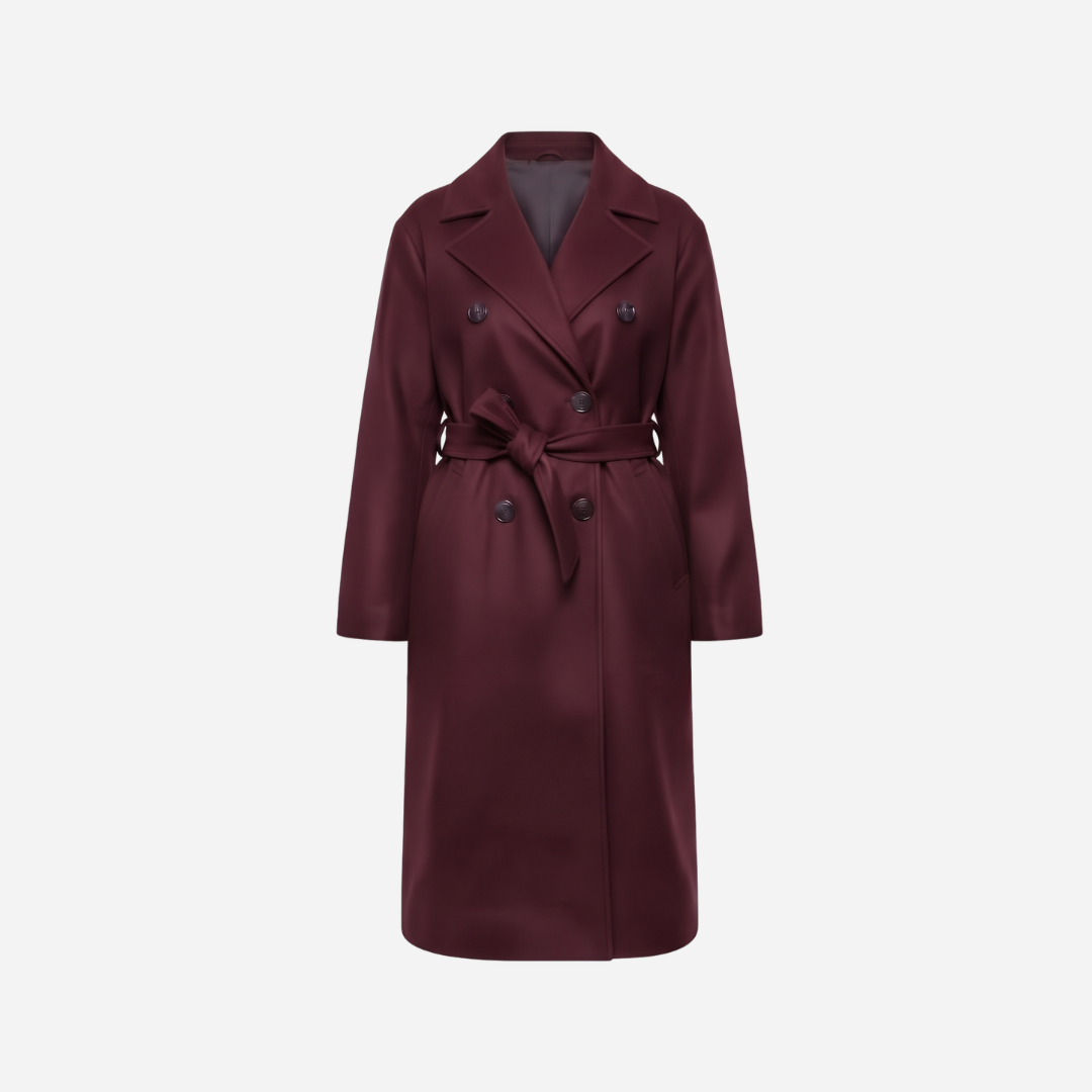 LINNIES TRENCHCOAT BURGUNDY
