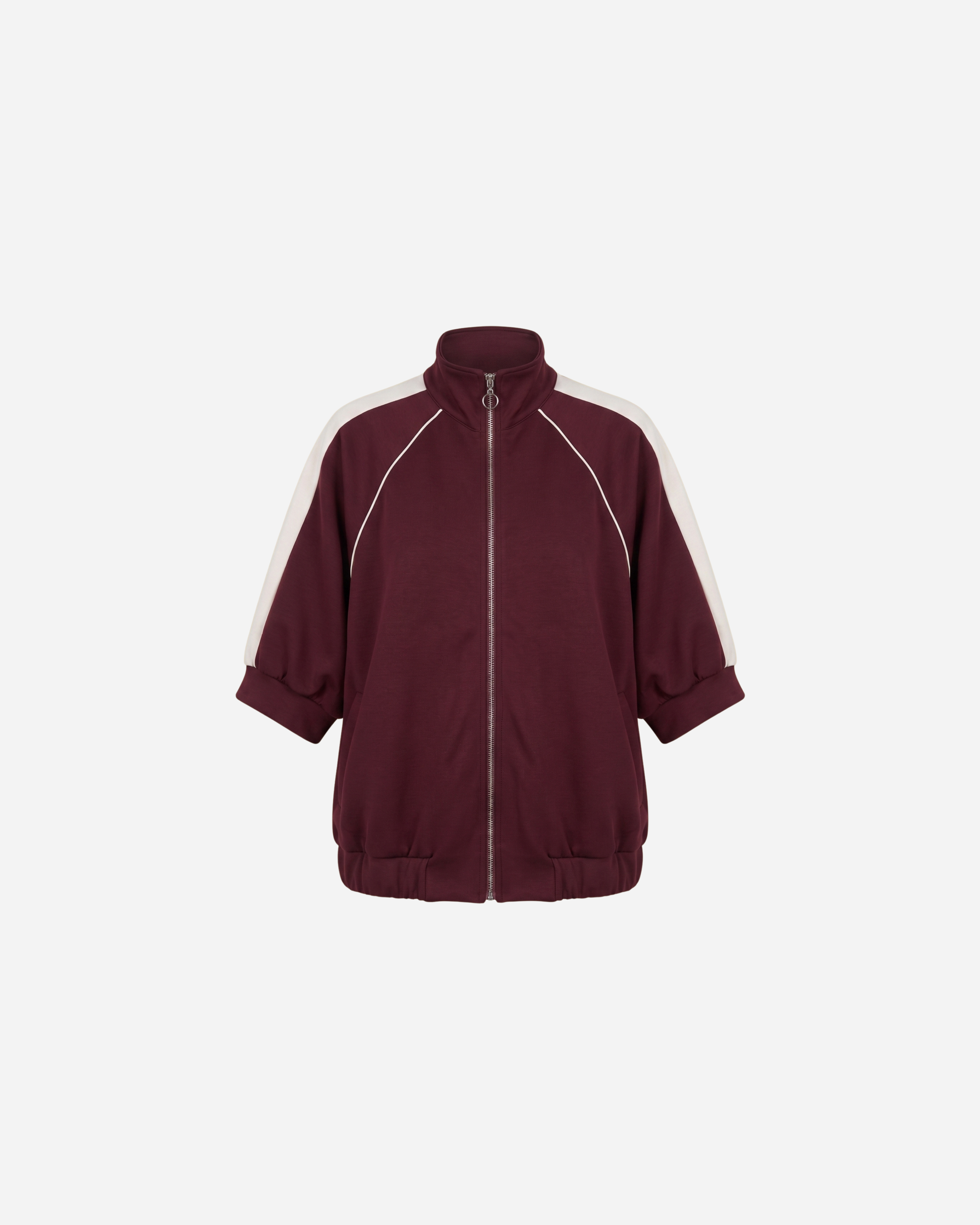 SPORTI BOMBER VEST BURGUNDY
