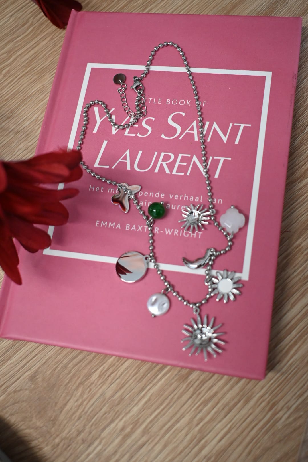 DIAMANT-HERZ-KETTE - GOLD