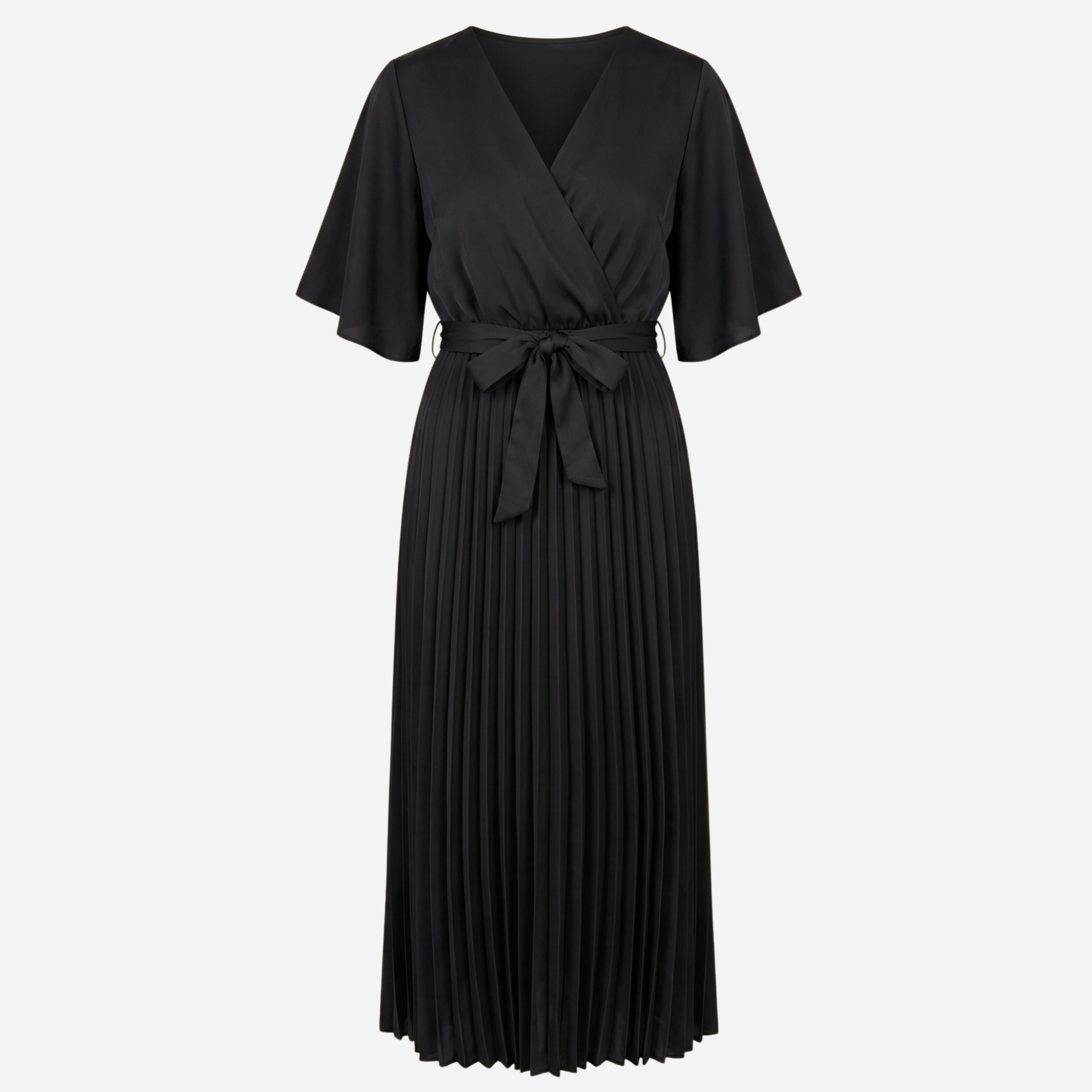 PLISSE RUFFEL JURK - 2042