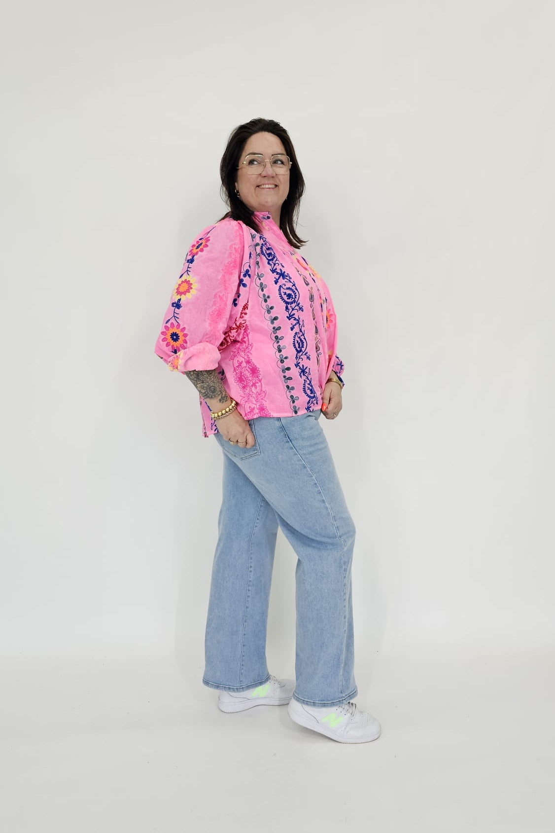 BLOEMENPRINT BLOUSE - 2037