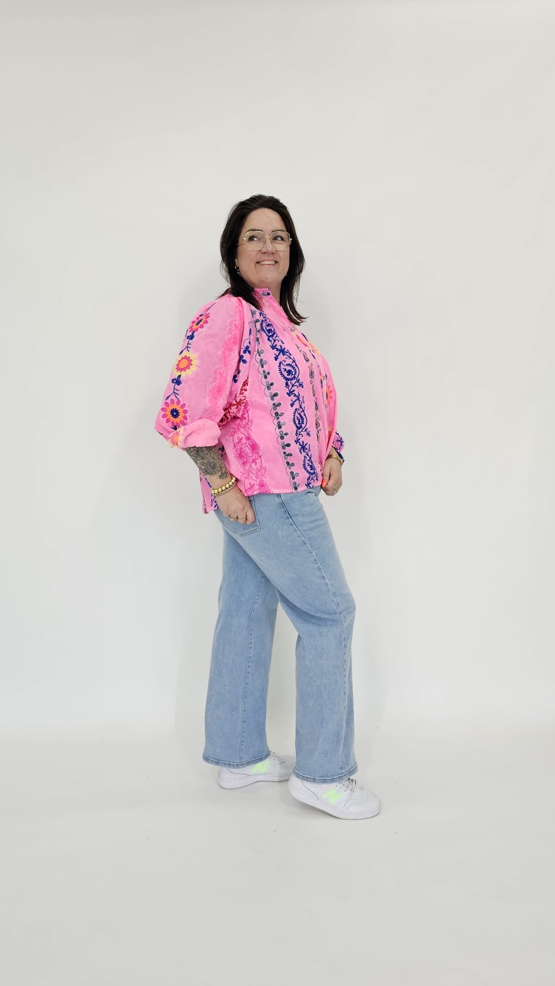 BLOEMENPRINT BLOUSE - 2037