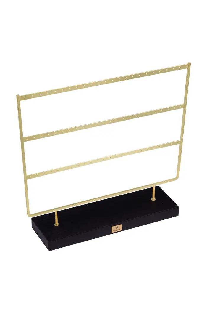 OHRRINGE DISPLAY (36paar) - GOLD/ZWART 