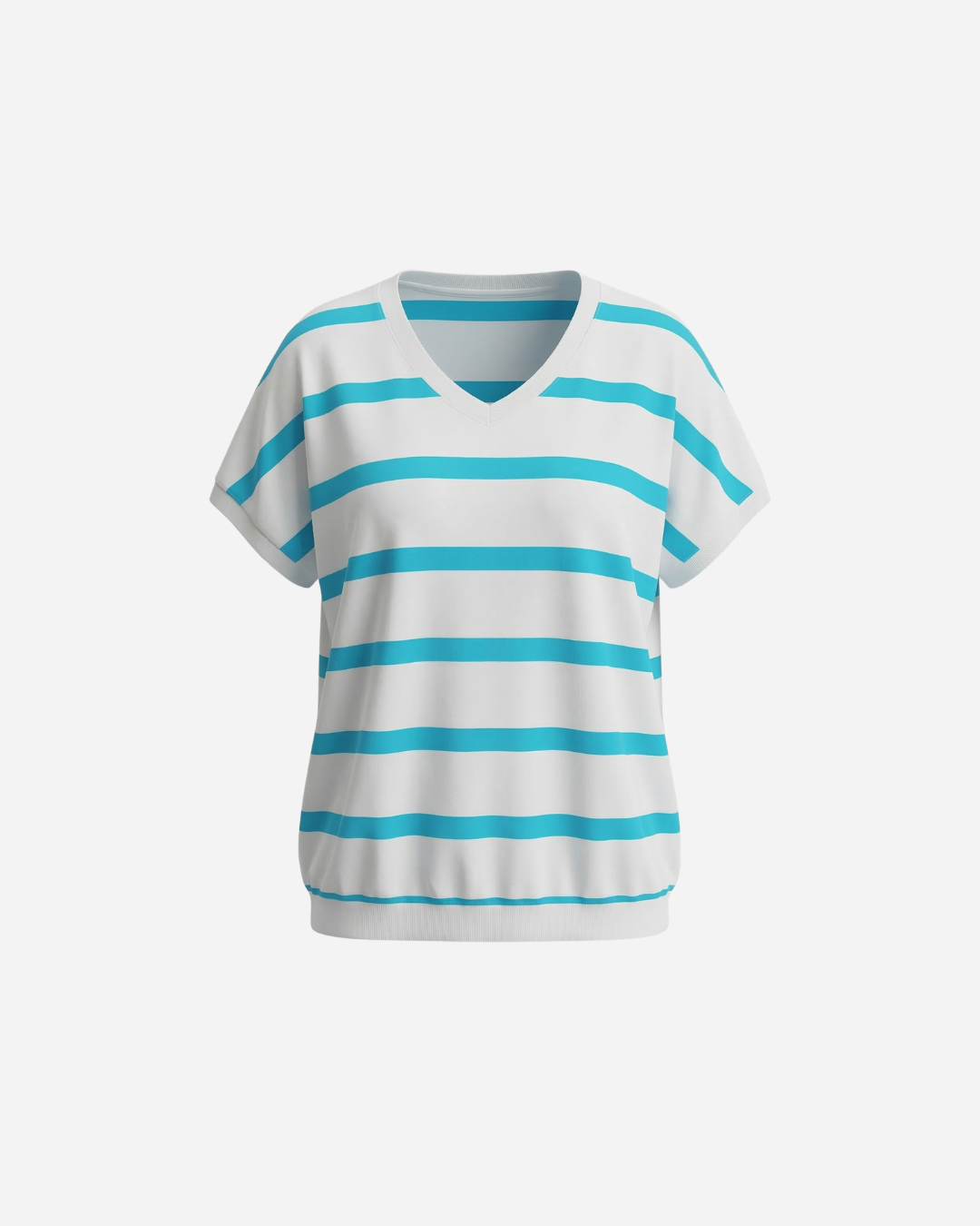 V-HALS STREEP SWEATER - 1970