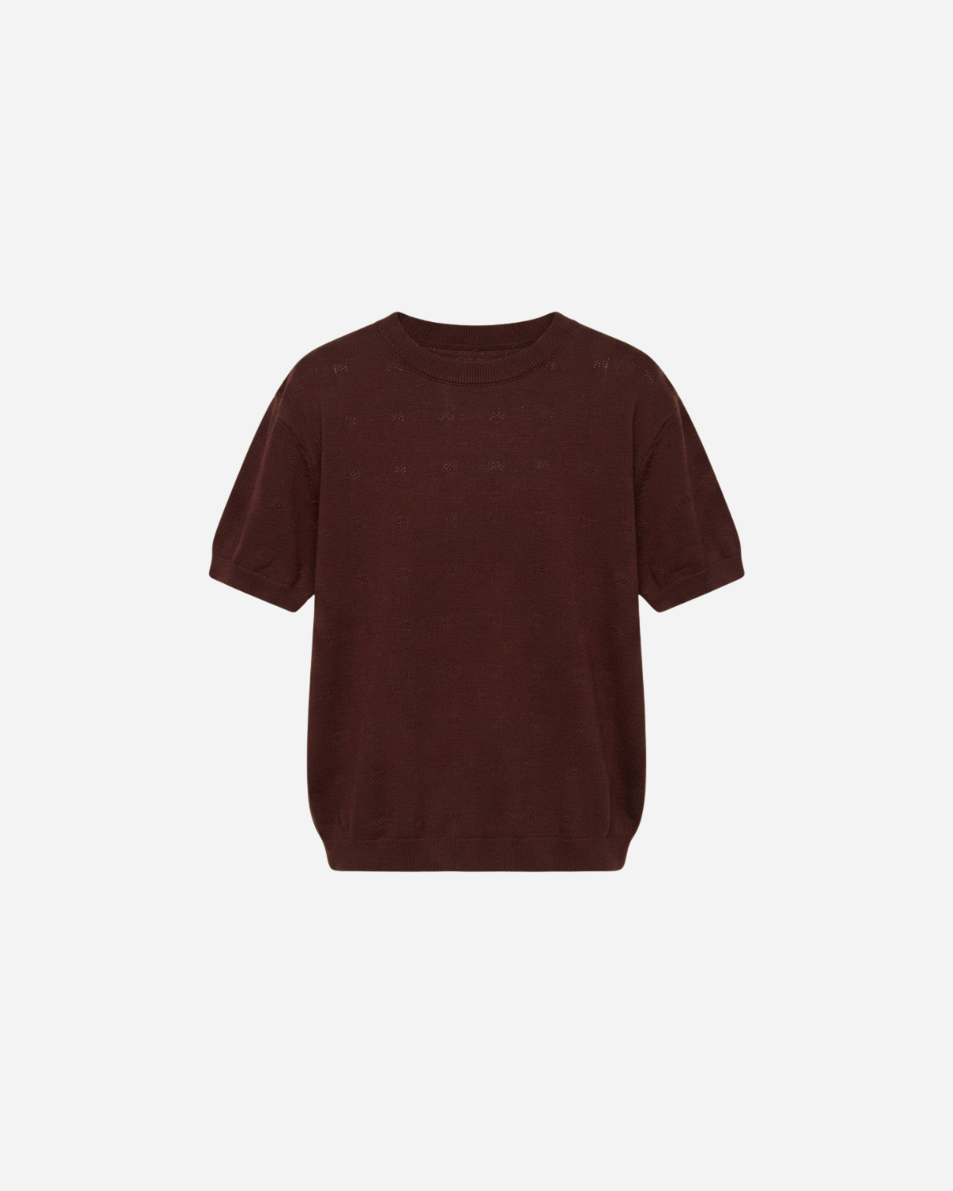 ZACHTE TOP MET HARTJES BRUIN