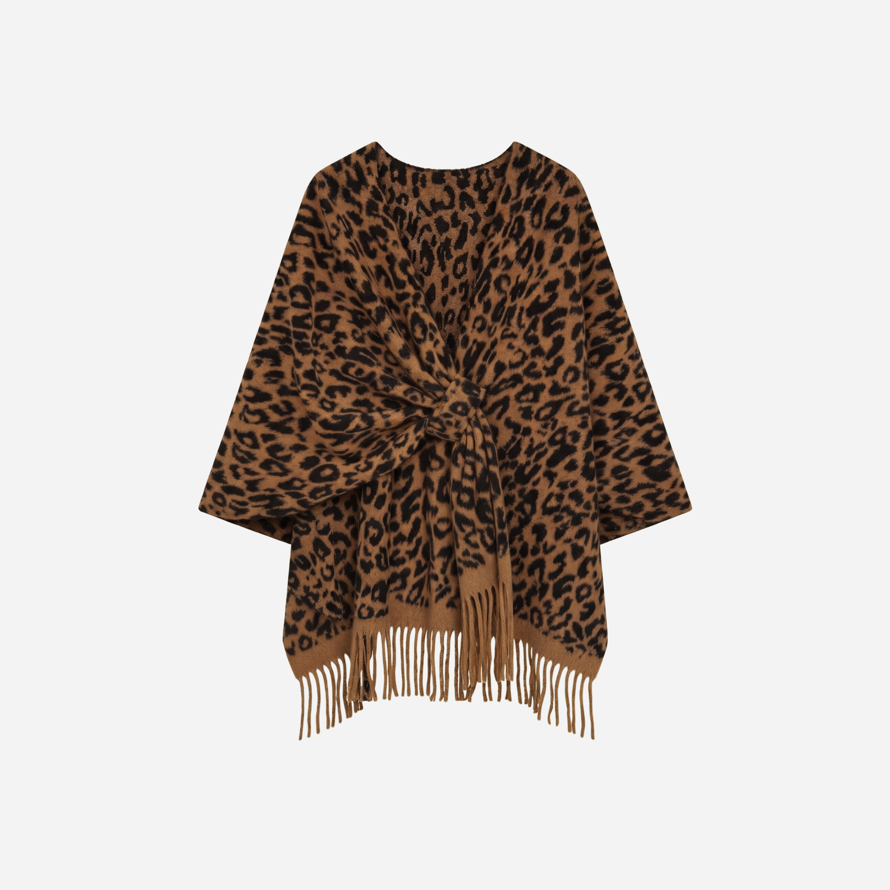 PANTER PONCHO ZWART/BRUIN