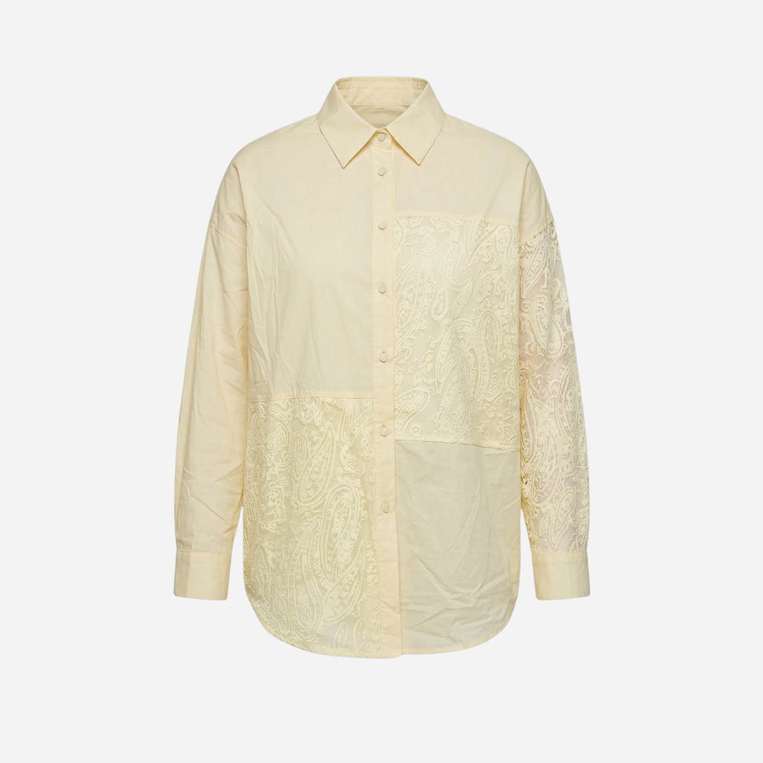 BLOUSE MET KANT - 1979