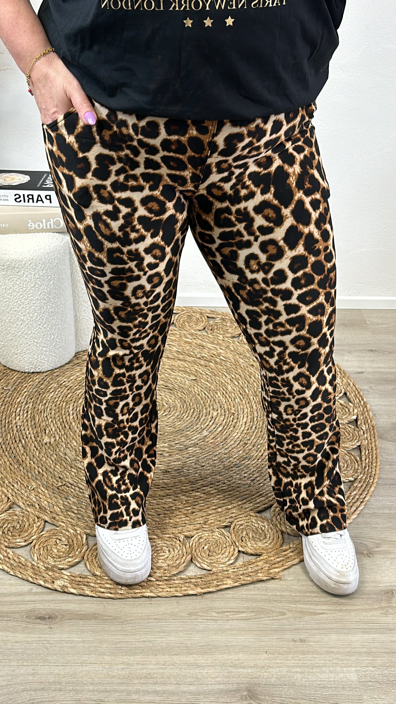 AUSGESTELLTE REISEHOSE - PANTHER