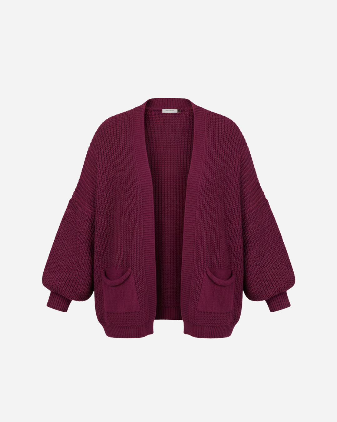 VEST NIVA KORT LINNIES AUBERGINE