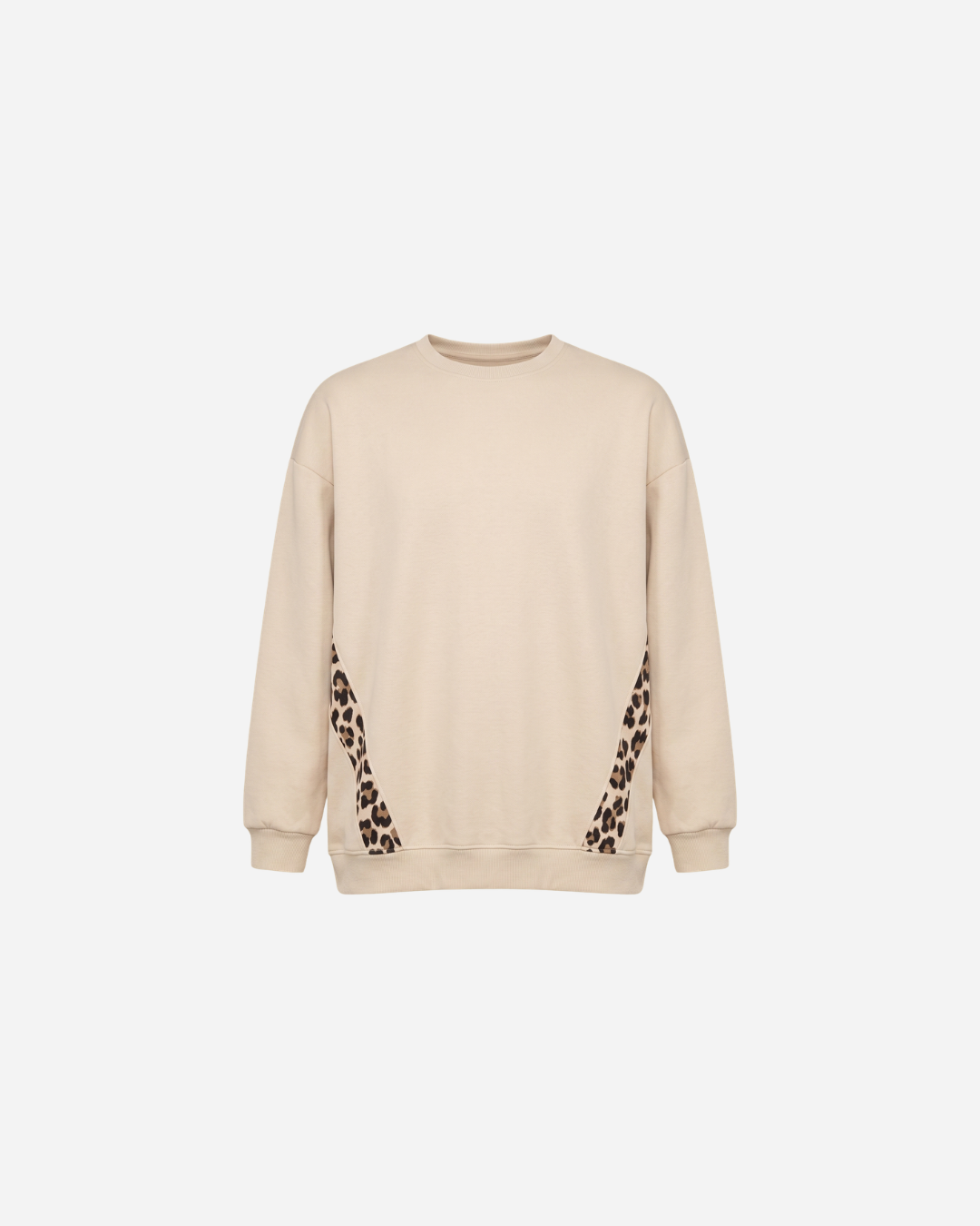 PANTERSTREEP SWEATER BEIGE