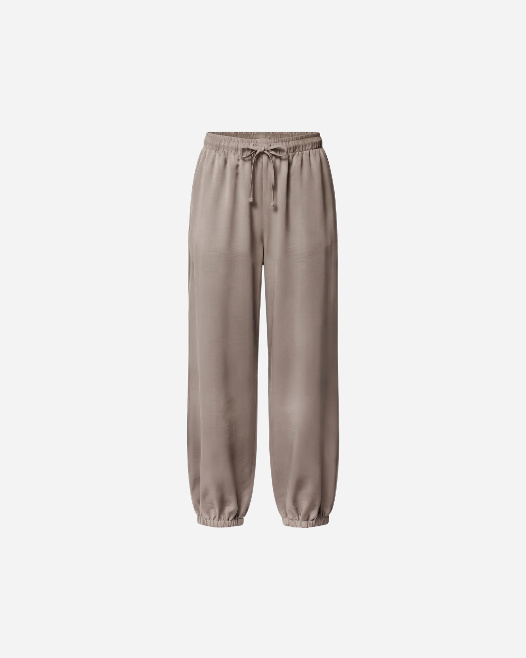 SILK LOOK BROEK TAUPE