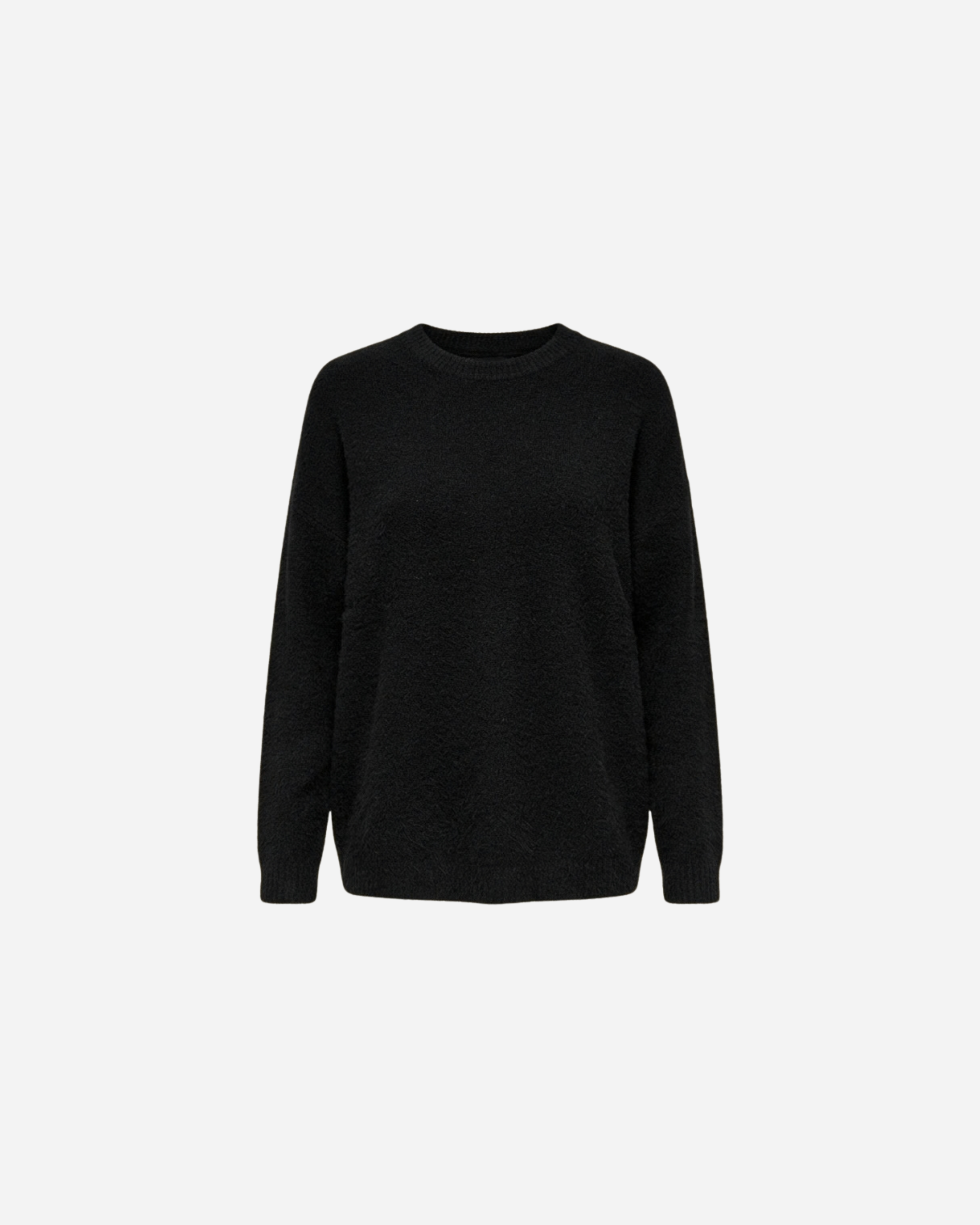 OVERSIZED ZACHTE TRUI ZWART
