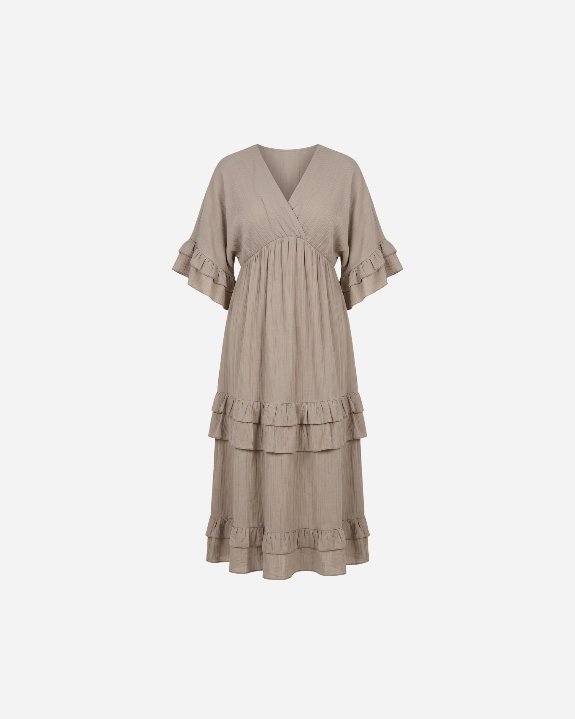 CHIC JURK MET RUFFELMOUW - 2070