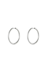 BASIC CIRCLE OHRRINGE GRÖSSE S/M/L - 2 KLAR