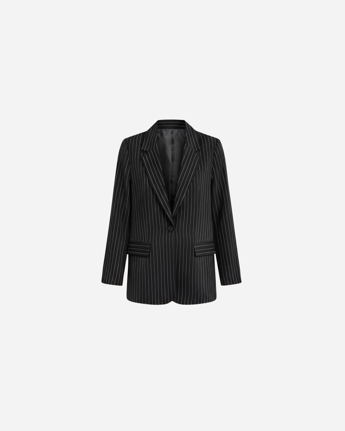 LA KRIJTSTREEP BLAZER ZWART