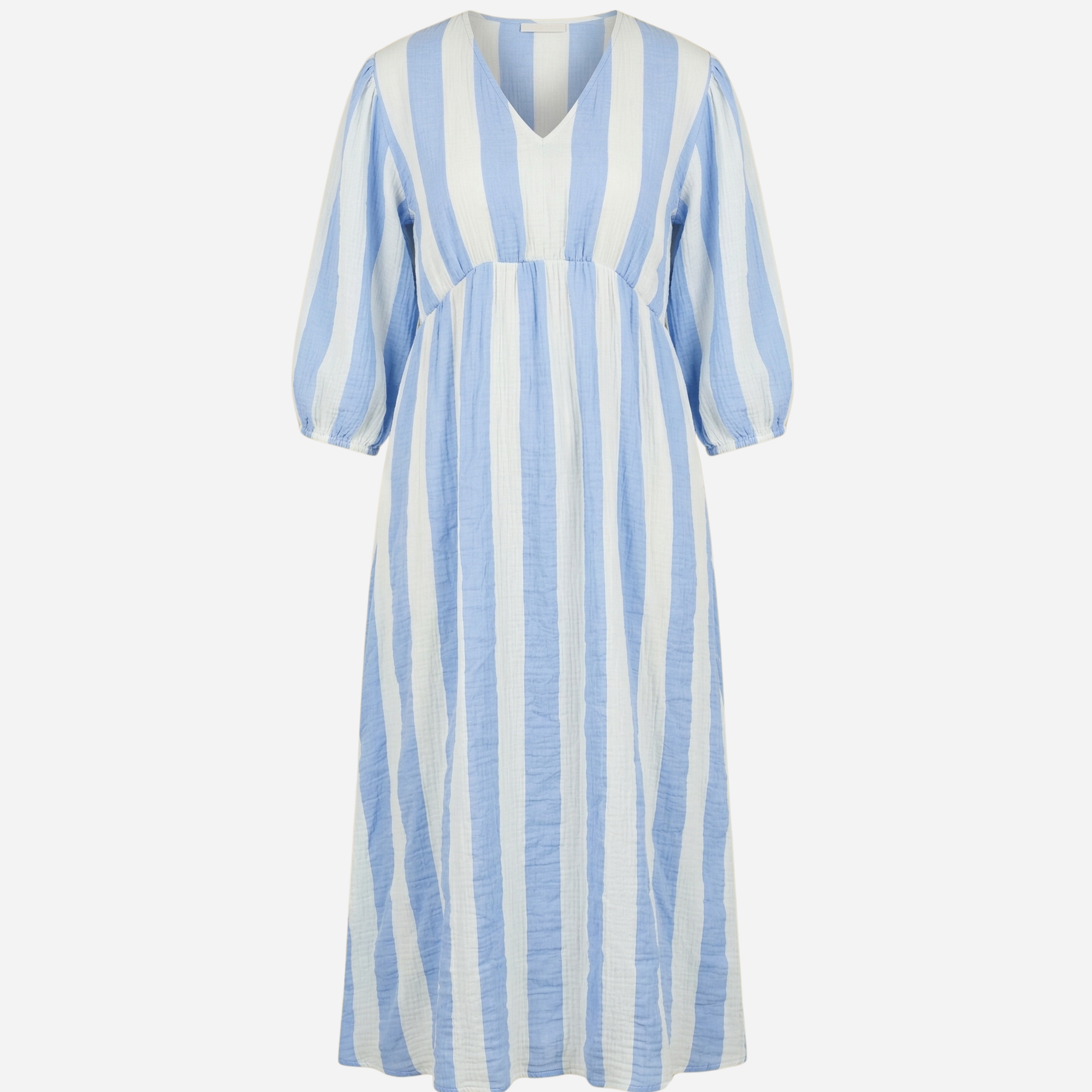 KATOENEN MAXI JURK STREEP - 2008